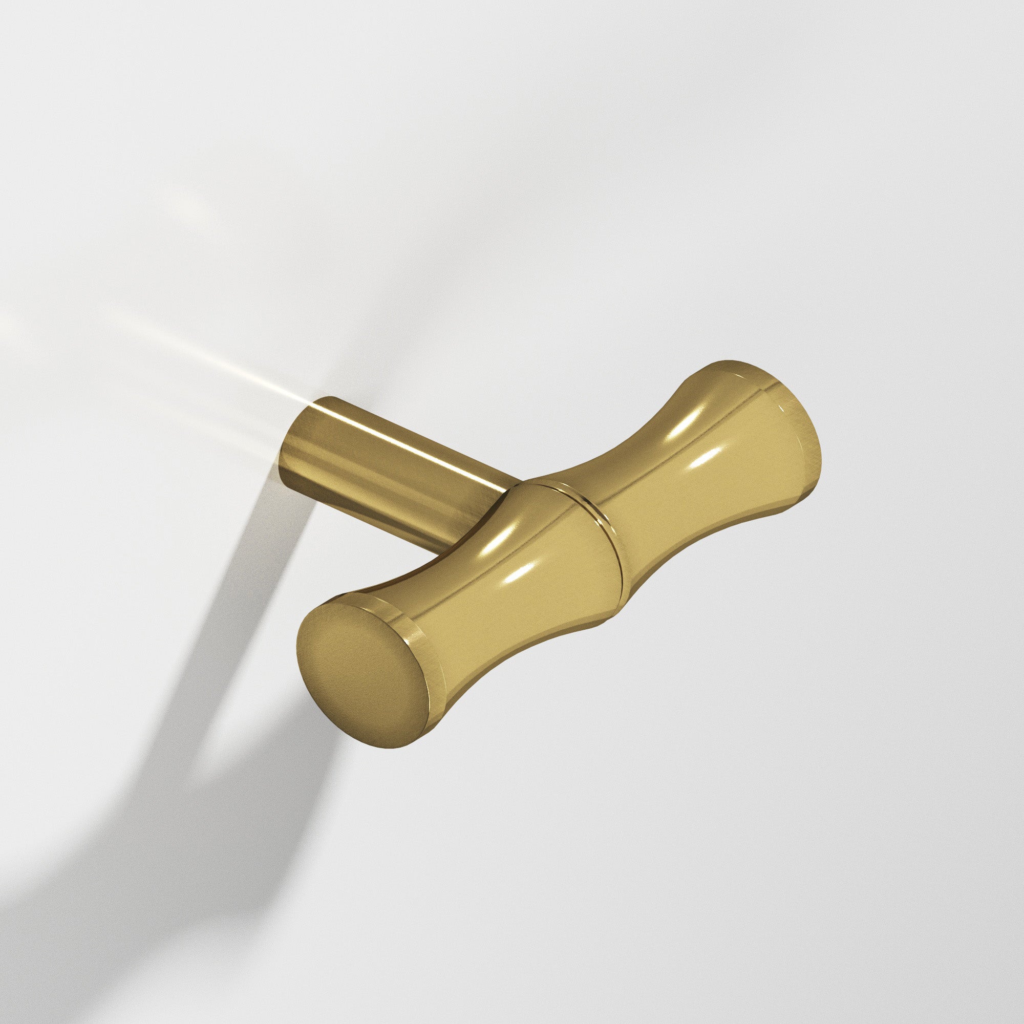 Colonial Bronze Series 263 1.75" Bamboo T-Cabinet Knob With Straight Post Antique Bronze / 1.75"