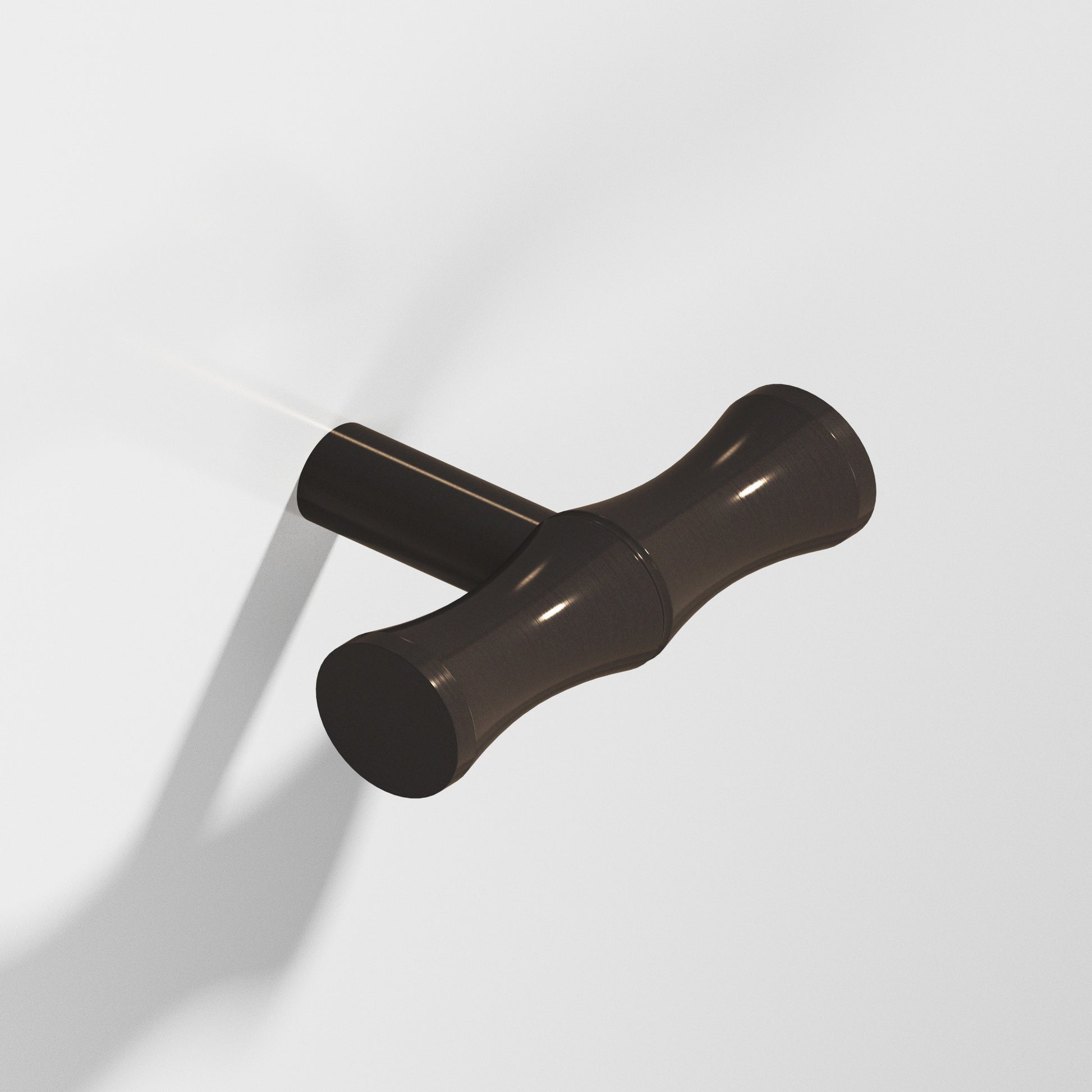 Colonial Bronze Series 263 1.75" Bamboo T-Cabinet Knob With Straight Post Dark Statuary Bronze / 1.75"