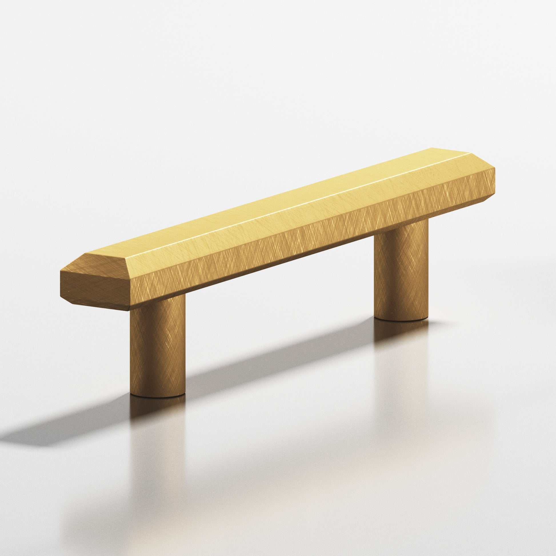 Colonial Bronze Series 275 12" Rectangular Beveled Appliance Pull With Straight Posts Weathered Brass / 12"