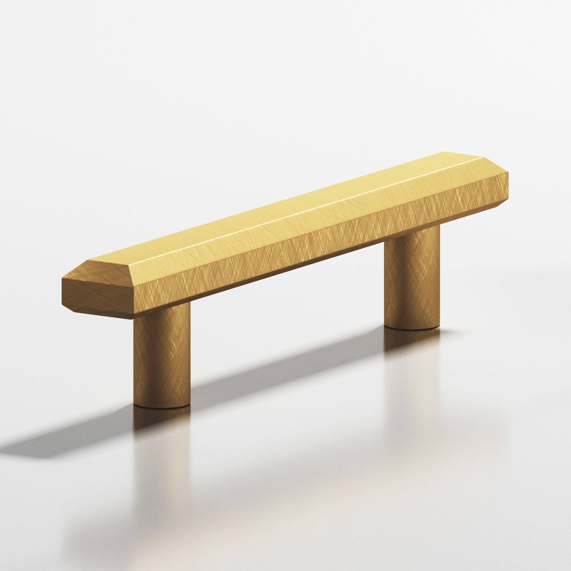 Colonial Bronze Series 275 10" Rectangular Beveled Appliance Pull With Straight Posts Weathered Brass / 10"