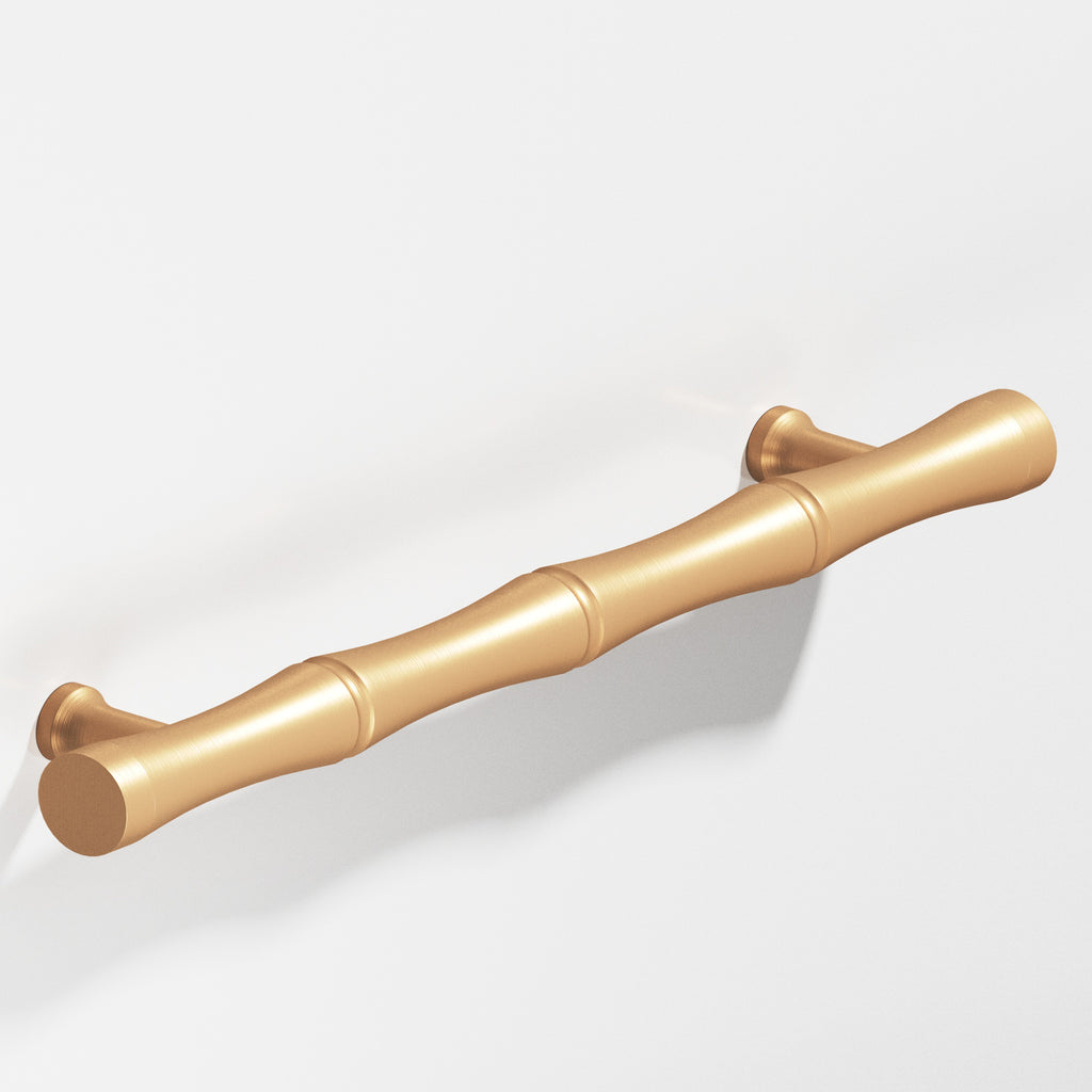 Colonial Bronze Series 280 3" Bamboo Cabinet Pull With Flared Posts Matte Satin Bronze / 3"