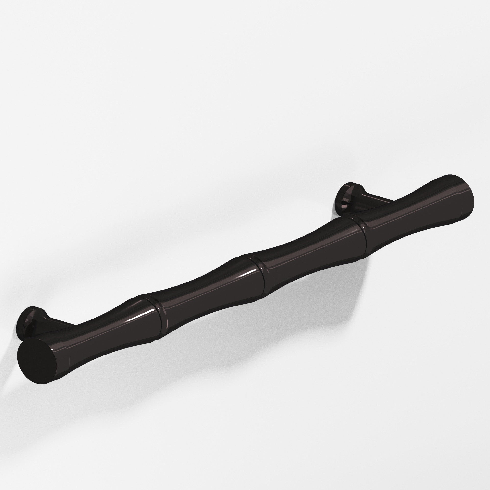Colonial Bronze Series 282 9.5" Bamboo Appliance Pull With Flared Posts Satin Black / 9.5"