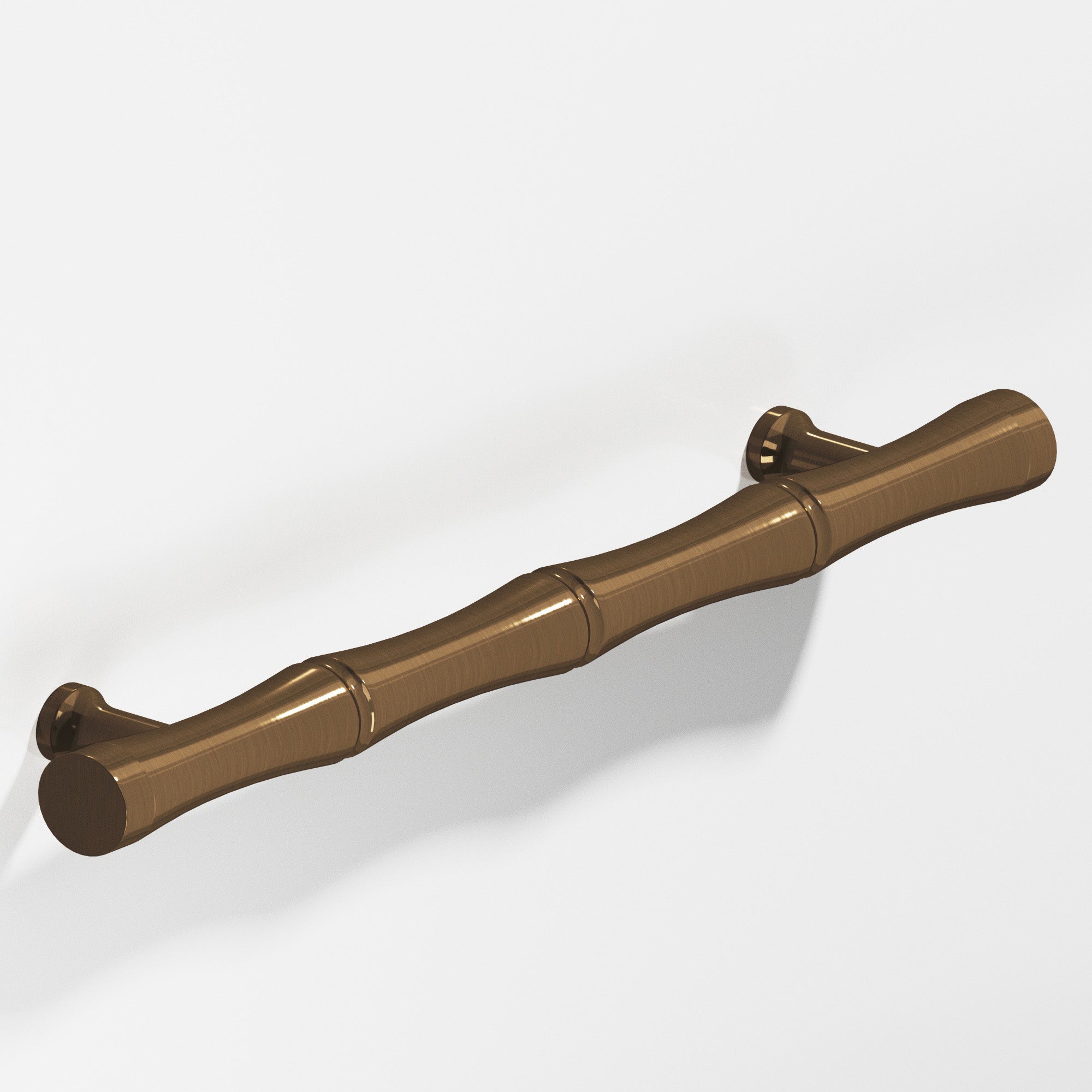 Colonial Bronze Series 280 3" Bamboo Cabinet Pull With Flared Posts Light Statuary Bronze / 3"