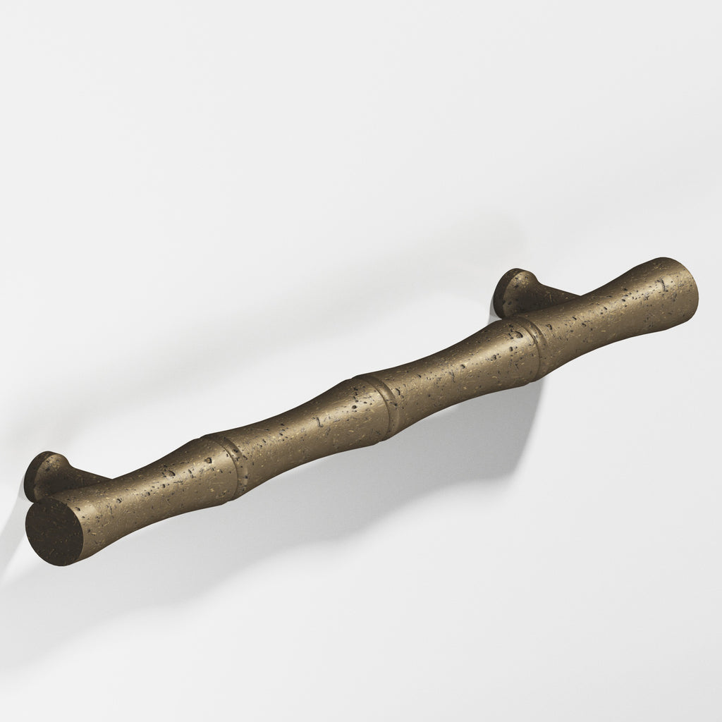 Colonial Bronze Series 280 3" Bamboo Cabinet Pull With Flared Posts Distressed Oil Rubbed Bronze / 3"