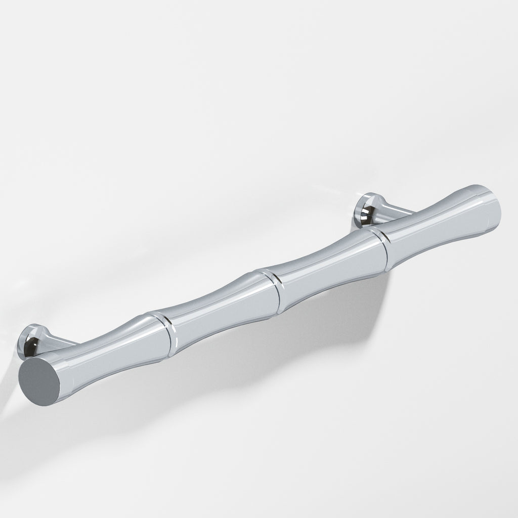Colonial Bronze Series 281 9.5" Bamboo Appliance Pull Door Pull With Flared Posts Polished Chrome / 9.5"