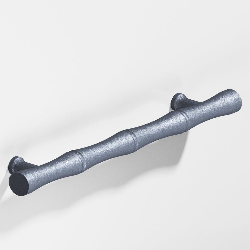 Colonial Bronze Series 280 3" Bamboo Cabinet Pull With Flared Posts Frost Chrome™ / 3"