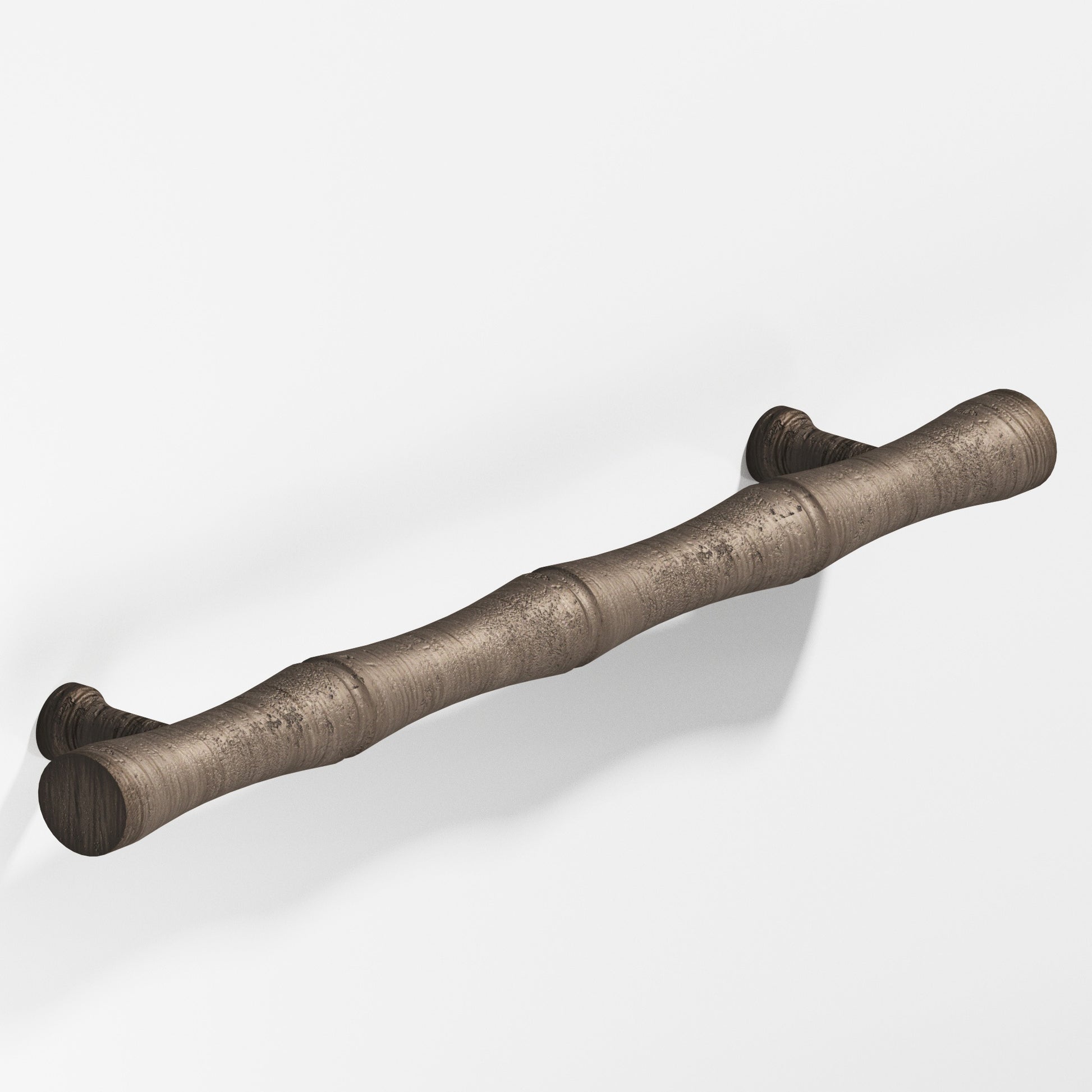 Colonial Bronze Series 282 9.5" Bamboo Appliance Pull With Flared Posts Distressed Pewter / 9.5"