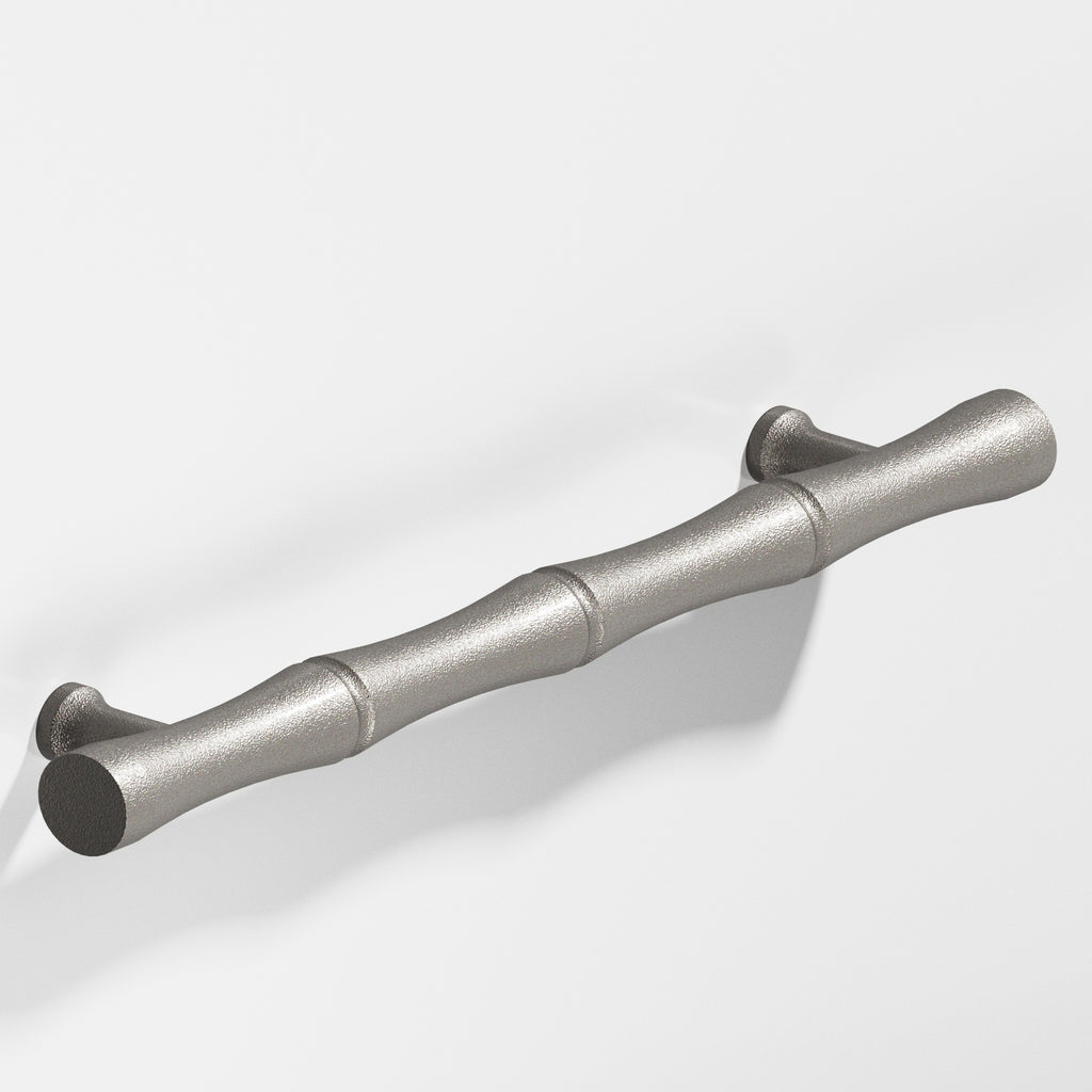 Colonial Bronze Series 280 3" Bamboo Cabinet Pull With Flared Posts Frost Nickel™ / 3"