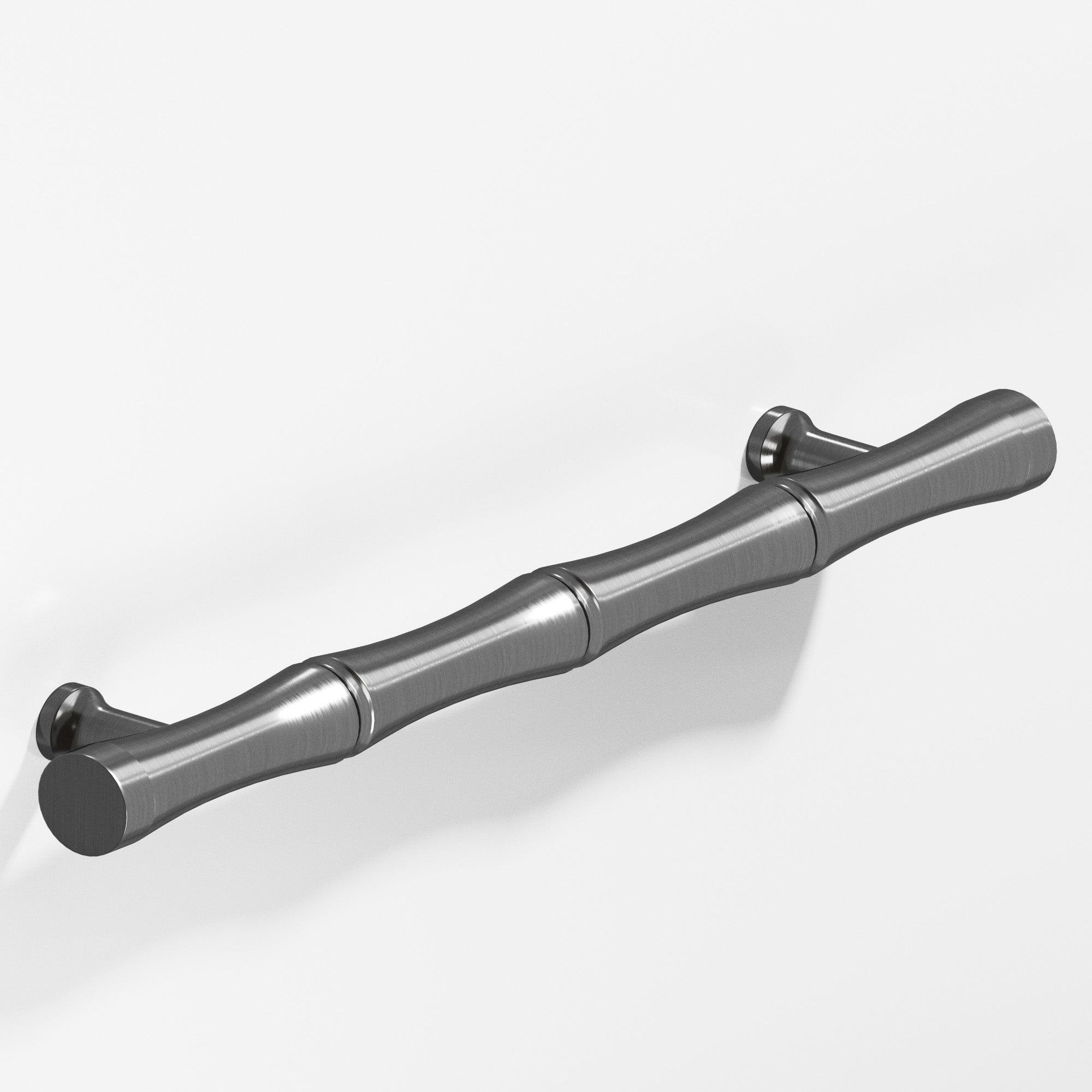 Colonial Bronze Series 280 3" Bamboo Cabinet Pull With Flared Posts Graphite / 3"