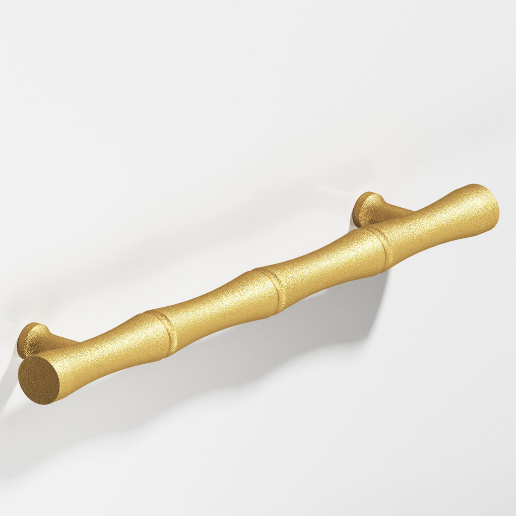 Colonial Bronze Series 280 3" Bamboo Cabinet Pull With Flared Posts Frost Brass™ / 3"