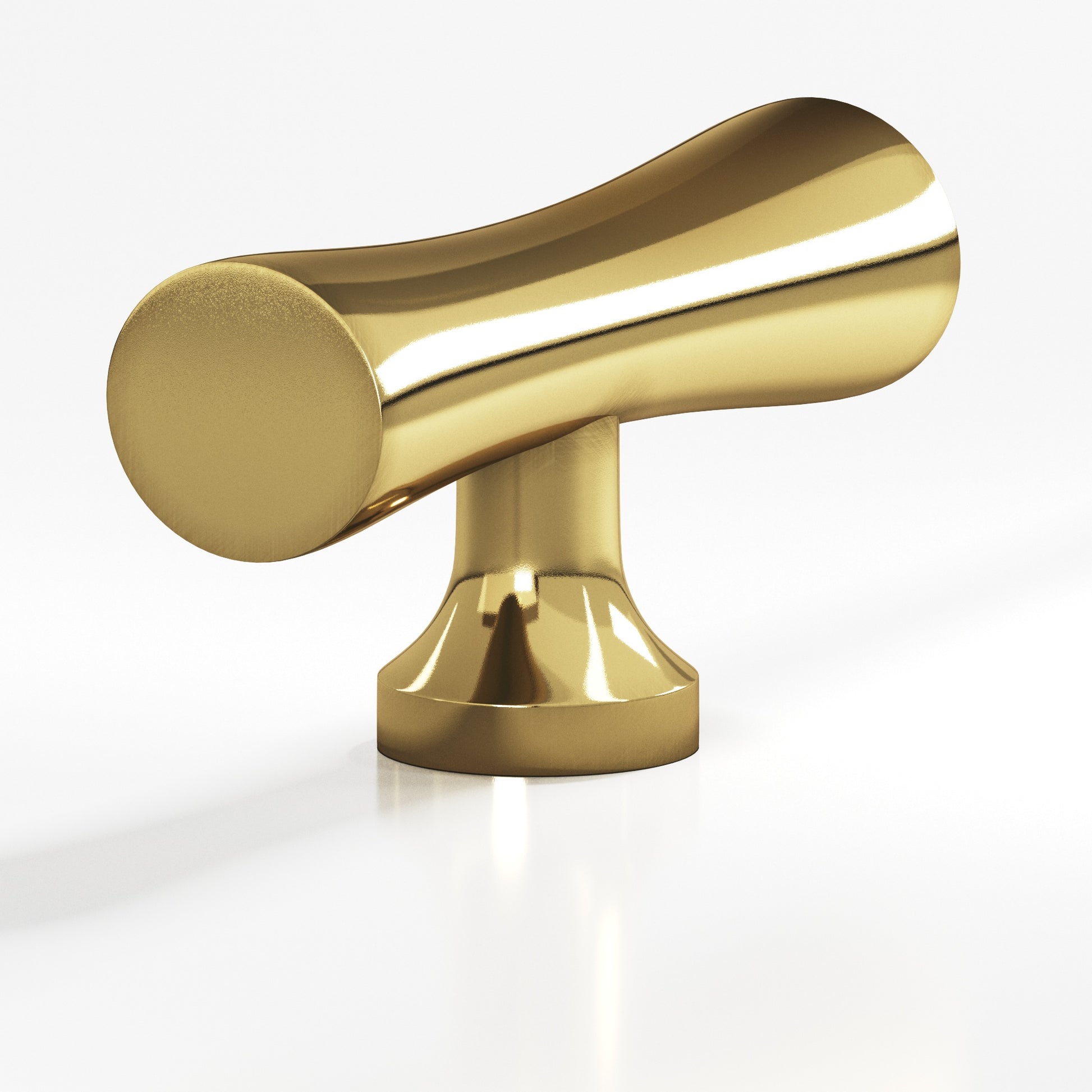 Colonial Bronze Series 290 2" Hourglass Cabinet T-Knob With Flared Post Antique Bronze / 2"