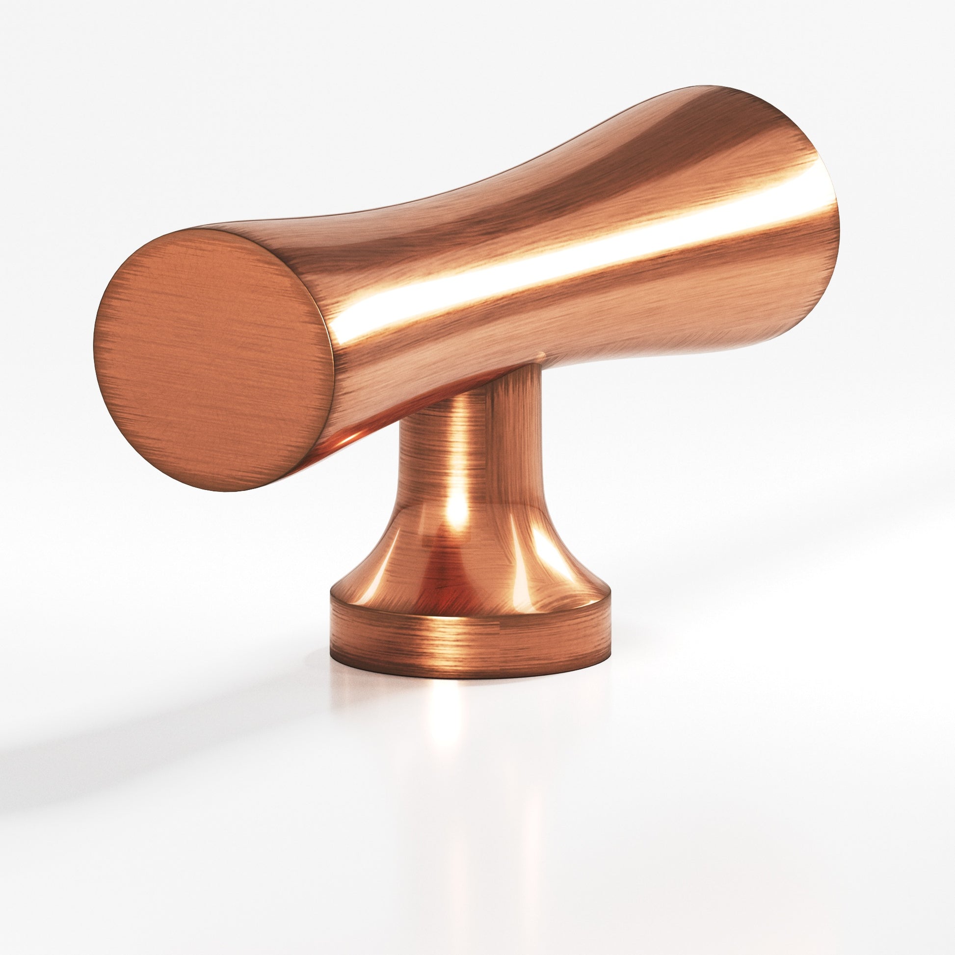 Colonial Bronze Series 290 2" Hourglass Cabinet T-Knob With Flared Post Antique Copper / 2"