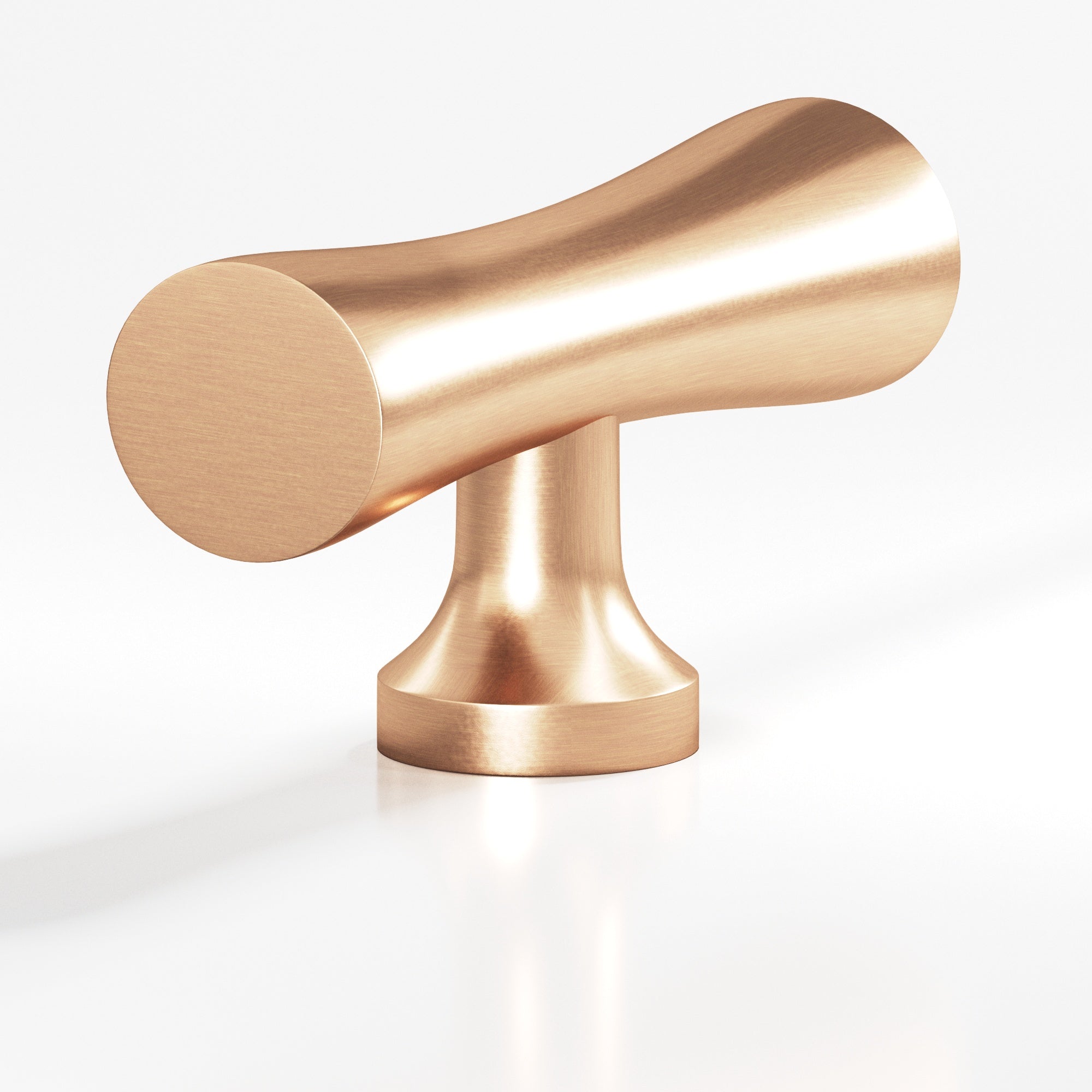 Colonial Bronze Series 290 2" Hourglass Cabinet T-Knob With Flared Post Satin Bronze / 2"