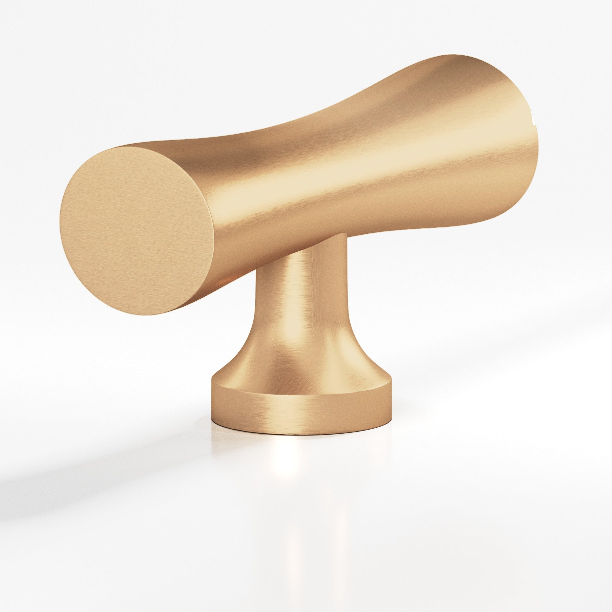 Colonial Bronze Series 290 2" Hourglass Cabinet T-Knob With Flared Post Matte Satin Bronze / 2"
