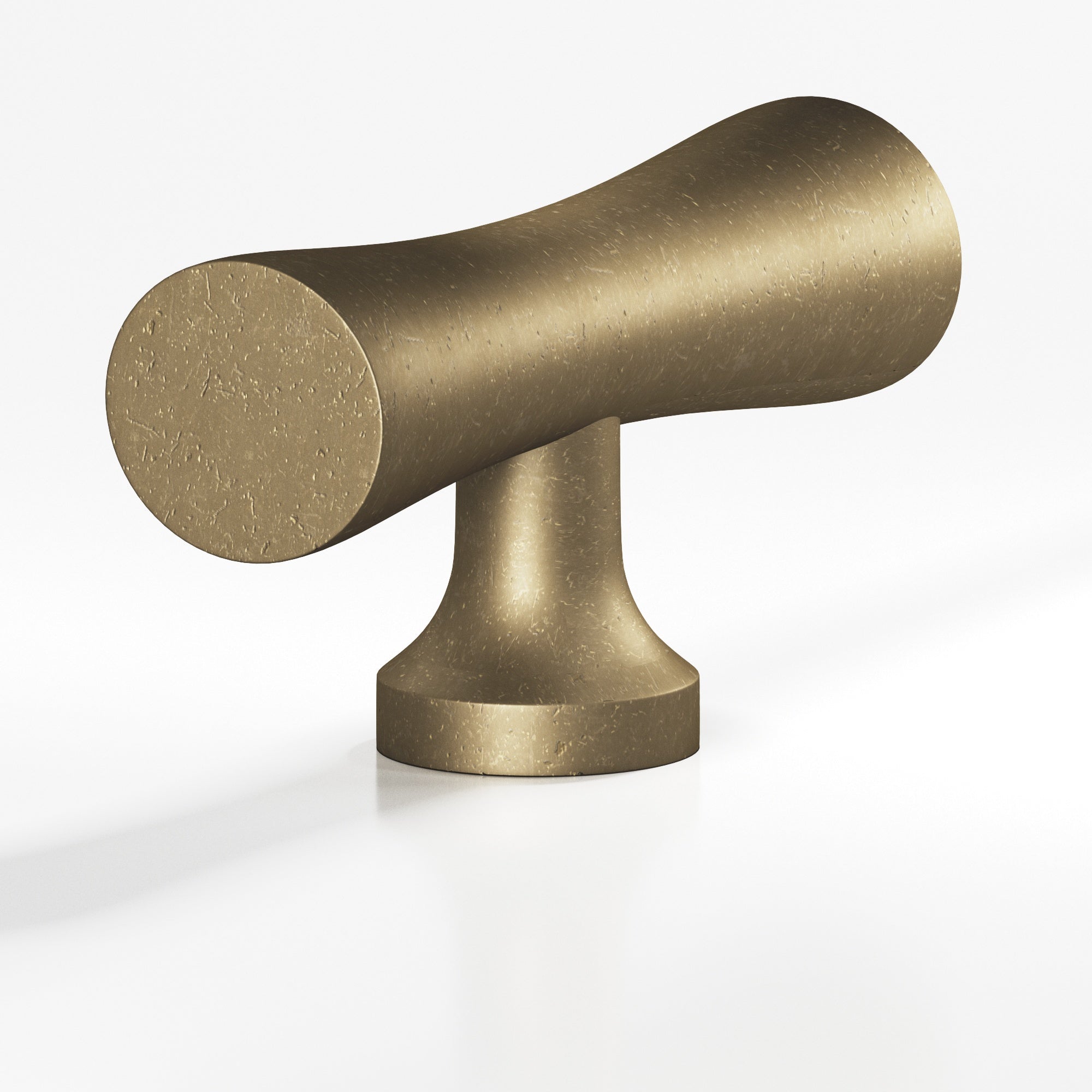 Colonial Bronze Series 290 2" Hourglass Cabinet T-Knob With Flared Post Distressed Oil Rubbed Bronze / 2"