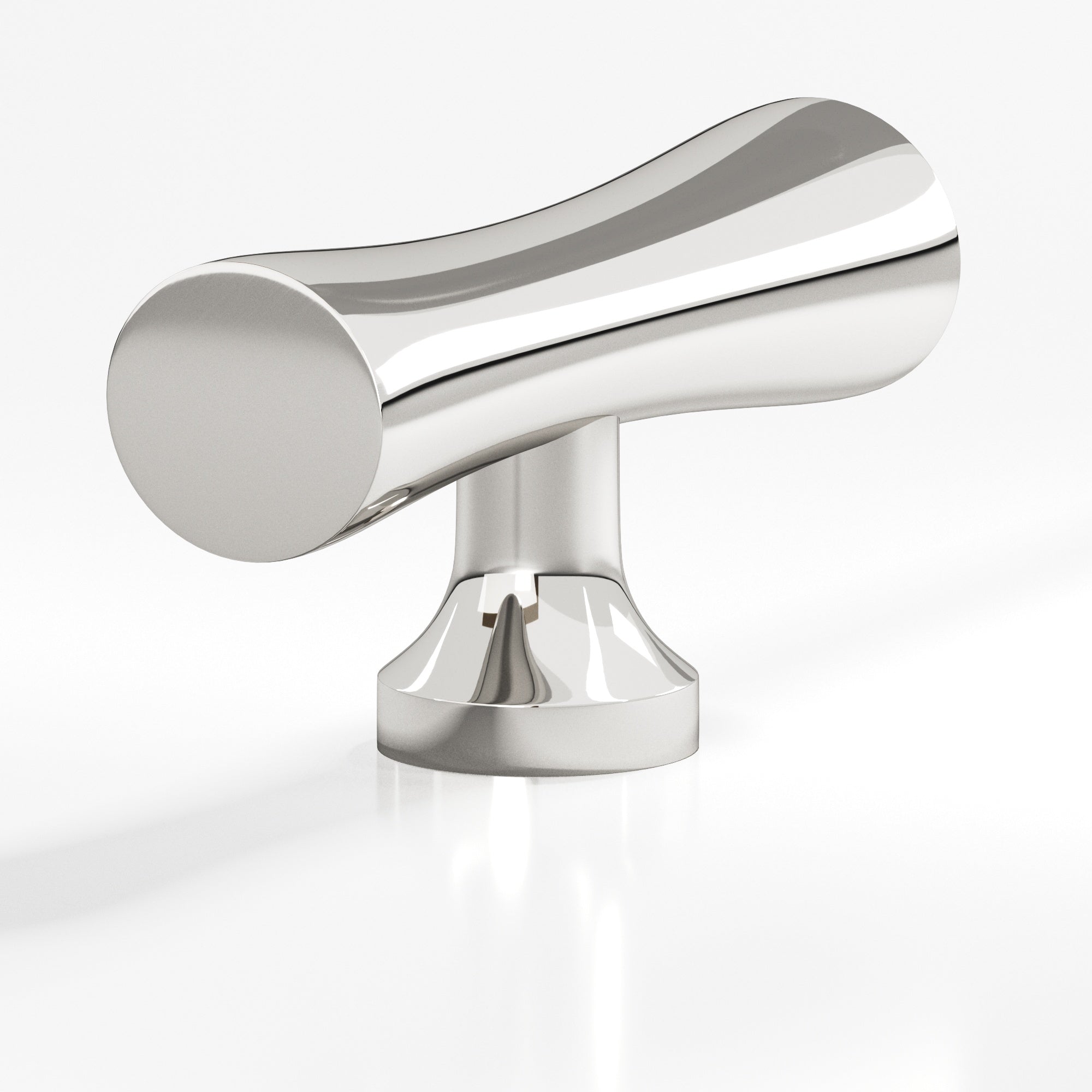 Colonial Bronze Series 290 2" Hourglass Cabinet T-Knob With Flared Post Polished Nickel / 2"