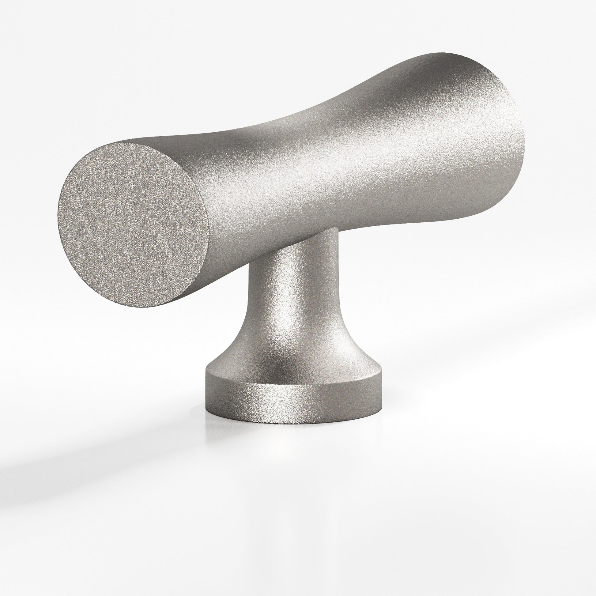 Colonial Bronze Series 290 2" Hourglass Cabinet T-Knob With Flared Post Frost Nickel™ / 2"