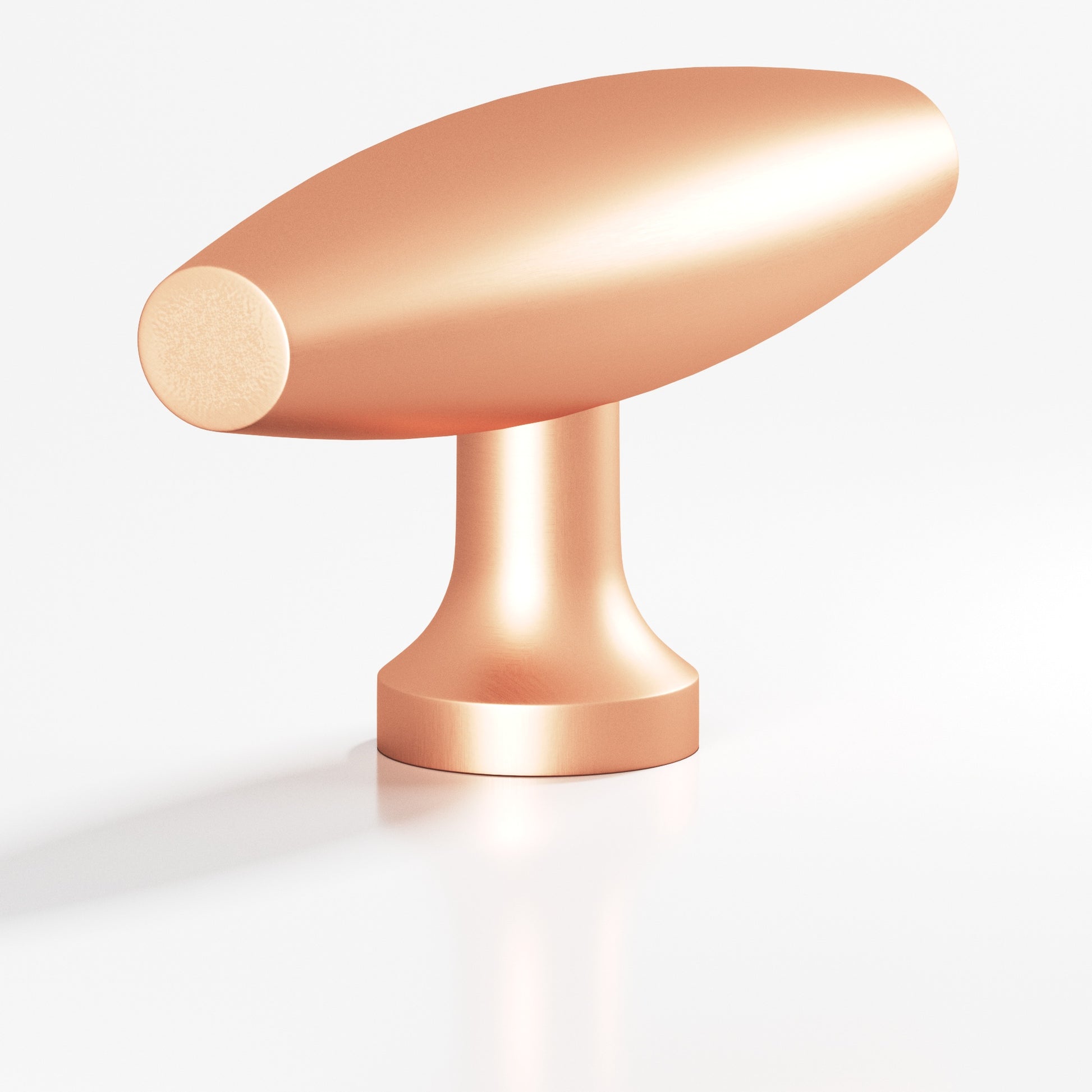 Colonial Bronze Series 291 2" Cigar Cabinet T-Knob With Flared Post Matte Satin Copper / 2"