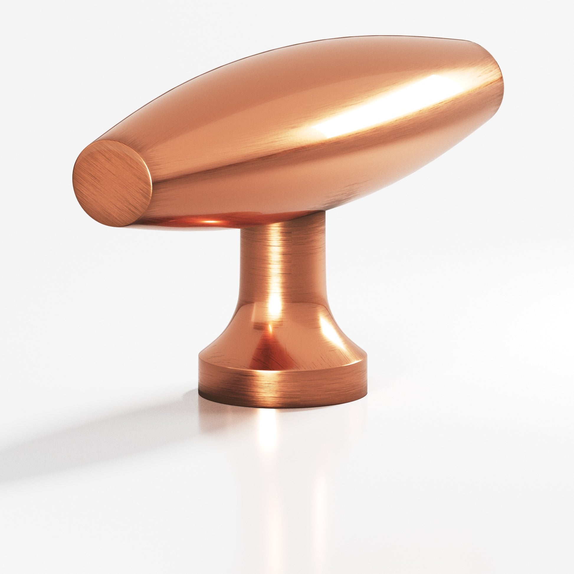 Colonial Bronze Series 291 2" Cigar Cabinet T-Knob With Flared Post Antique Copper / 2"