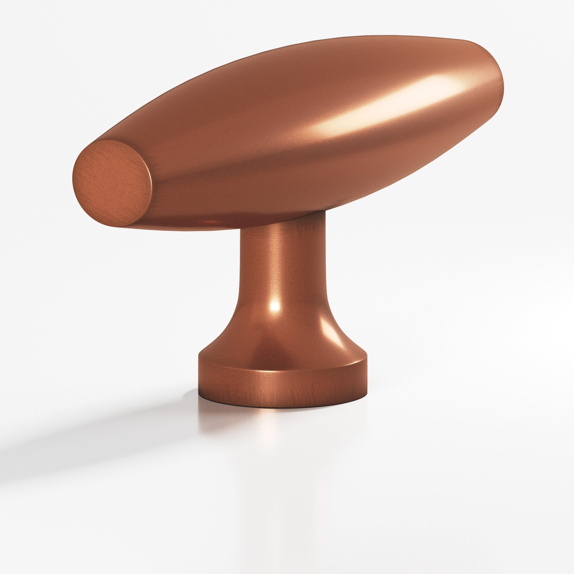 Colonial Bronze Series 291 2" Cigar Cabinet T-Knob With Flared Post Matte Antique Copper / 2"