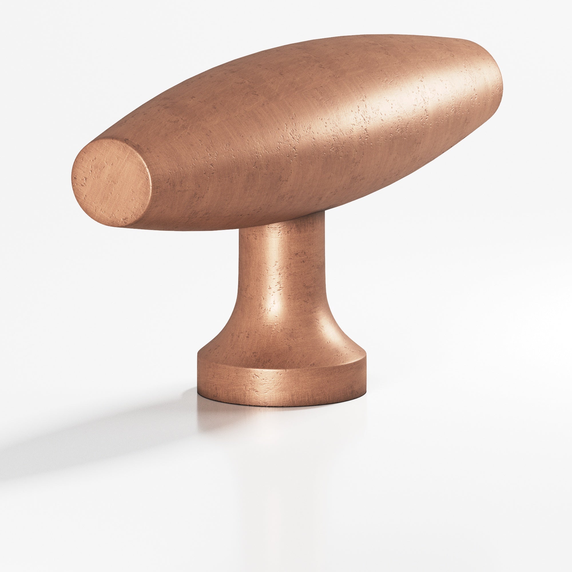 Colonial Bronze Series 291 2" Cigar Cabinet T-Knob With Flared Post Distressed Antique Copper / 2"