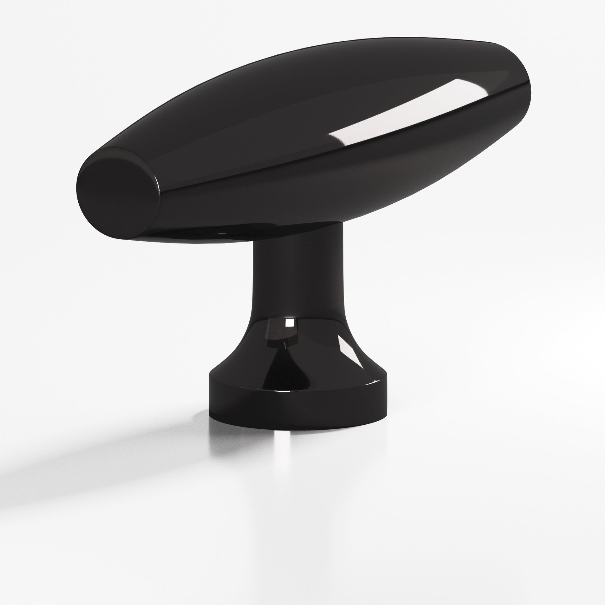 Colonial Bronze Series 291 2" Cigar Cabinet T-Knob With Flared Post Satin Black / 2"