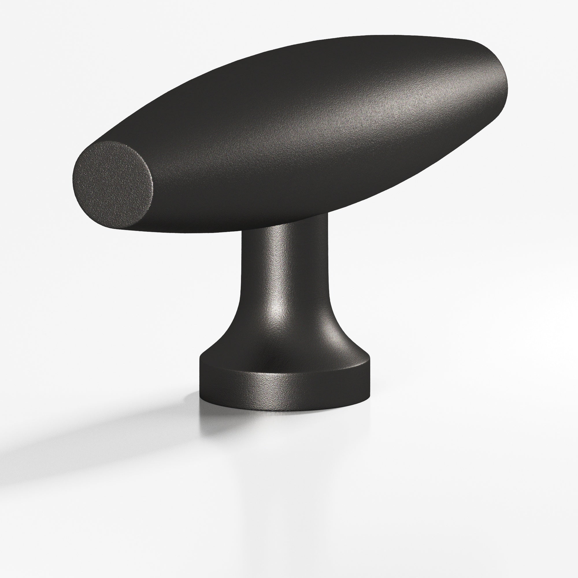 Colonial Bronze Series 291 2" Cigar Cabinet T-Knob With Flared Post Frost Black™ / 2"