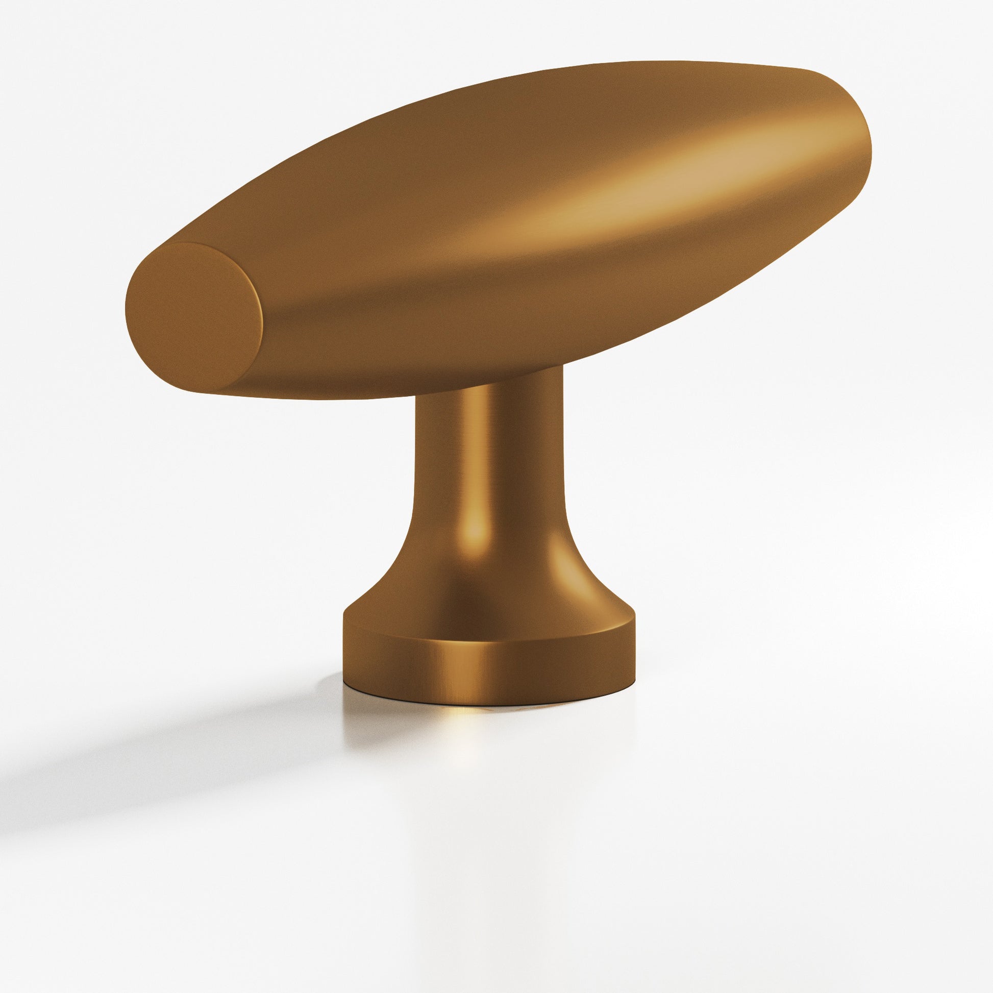 Colonial Bronze Series 291 2" Cigar Cabinet T-Knob With Flared Post Matte Light Statuary Bronze / 2"