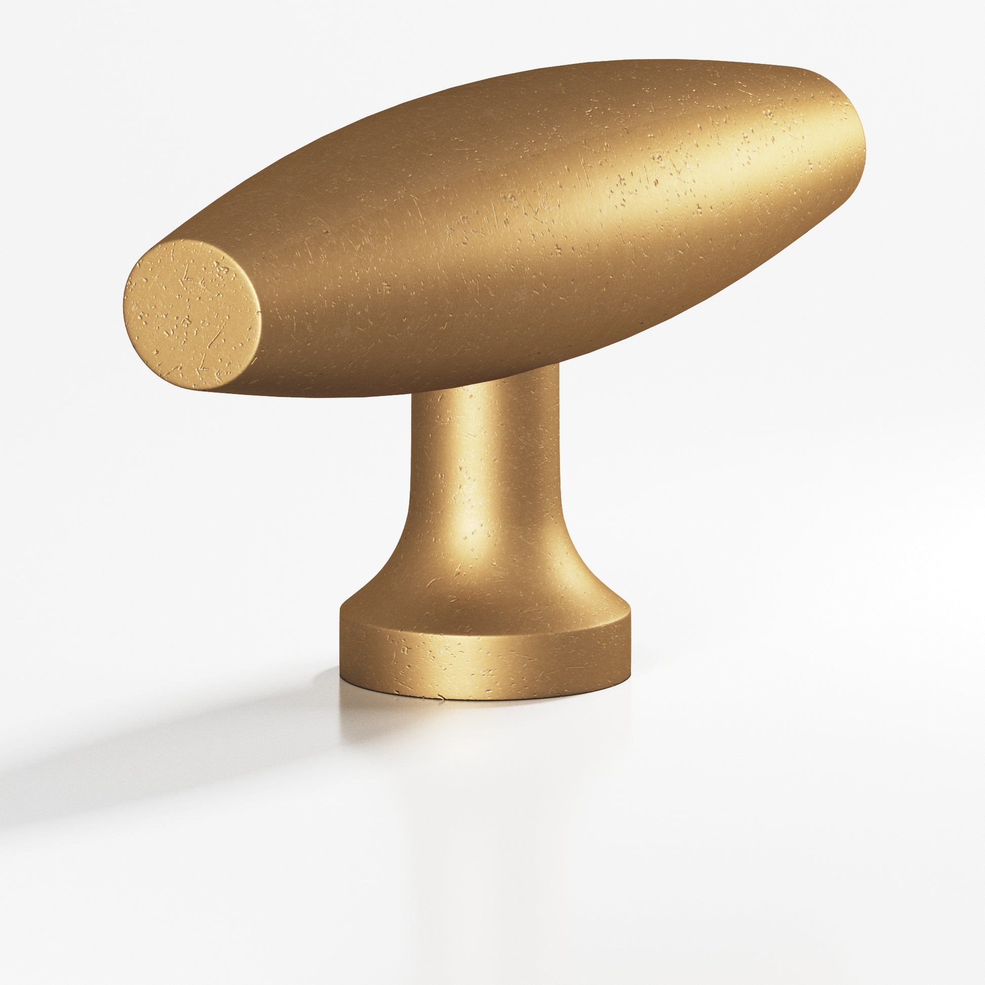 Colonial Bronze Series 291 2" Cigar Cabinet T-Knob With Flared Post Distressed Light Statuary Bronze / 2"