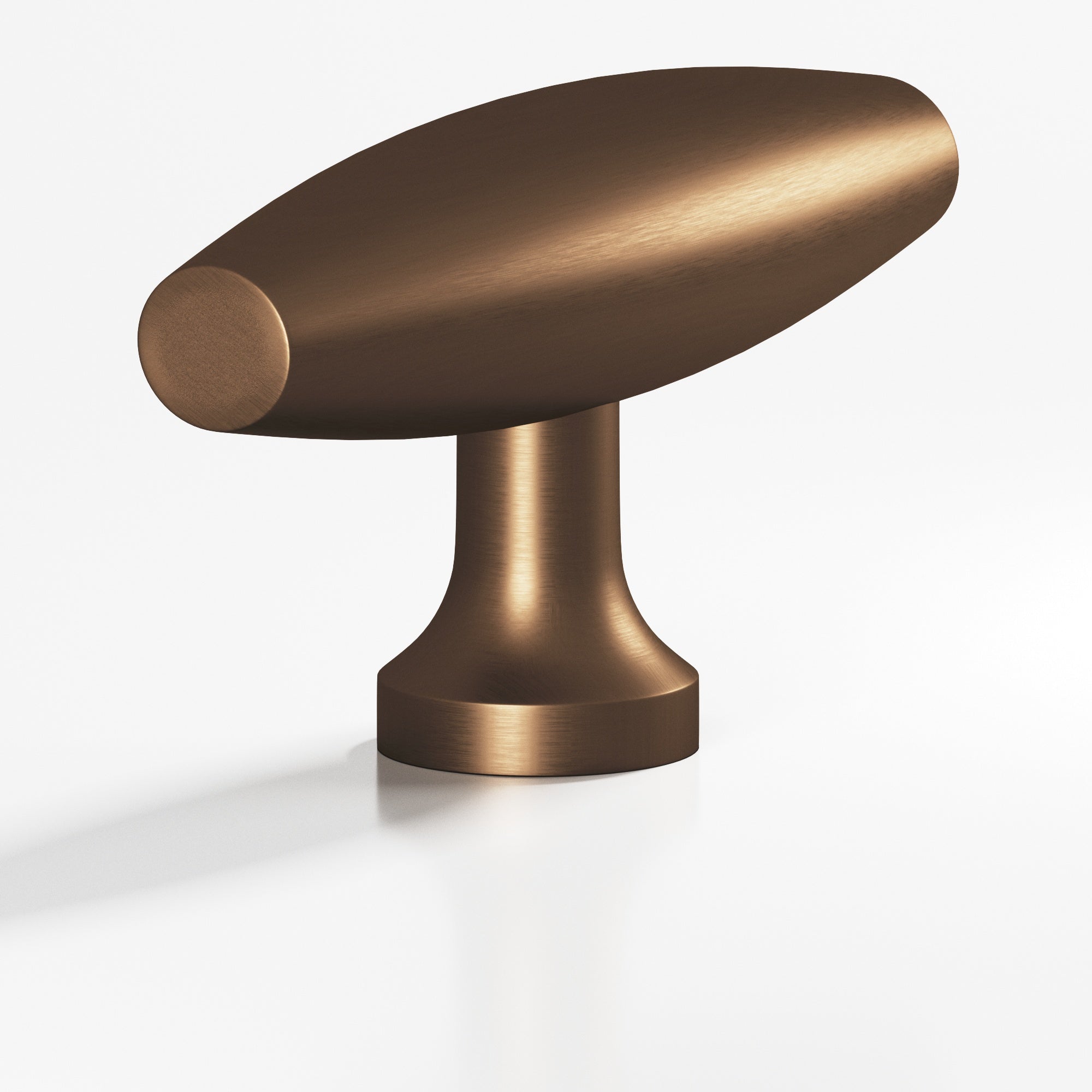 Colonial Bronze Series 291 2" Cigar Cabinet T-Knob With Flared Post Matte Oil Rubbed Bronze / 2"