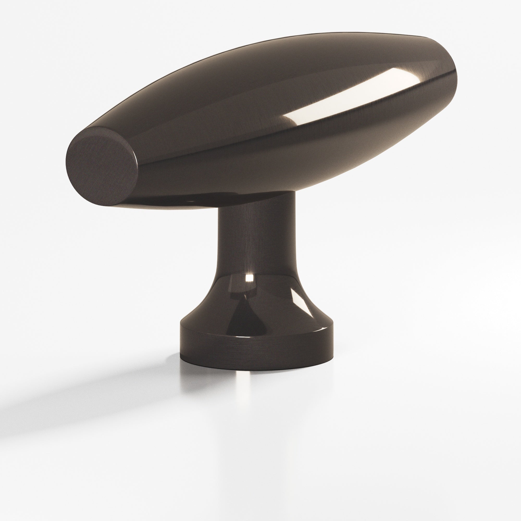 Colonial Bronze Series 291 2" Cigar Cabinet T-Knob With Flared Post Dark Statuary Bronze / 2"