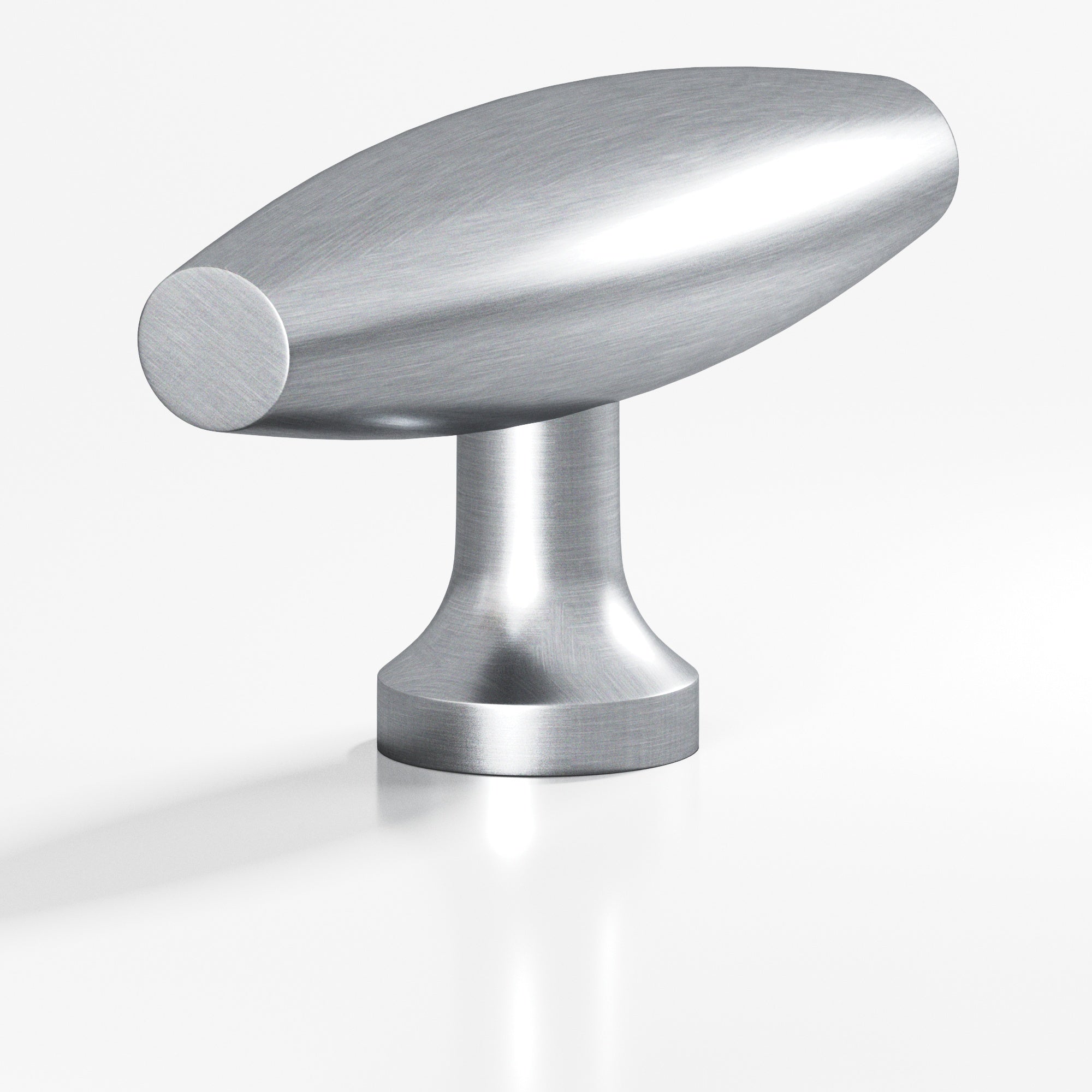 Colonial Bronze Series 291 2" Cigar Cabinet T-Knob With Flared Post Satin Chrome / 2"