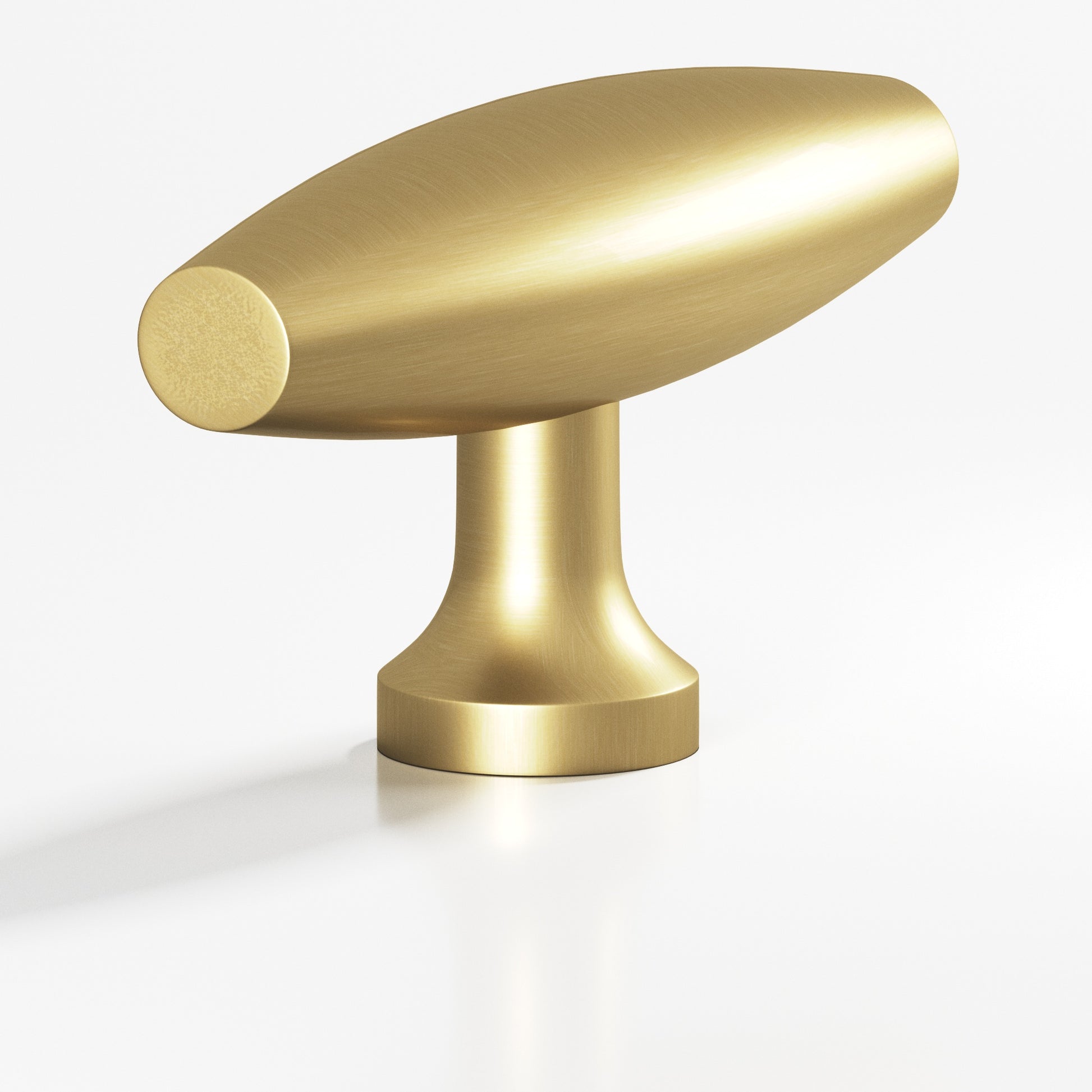 Colonial Bronze Series 291 2" Cigar Cabinet T-Knob With Flared Post Satin Brass / 2"