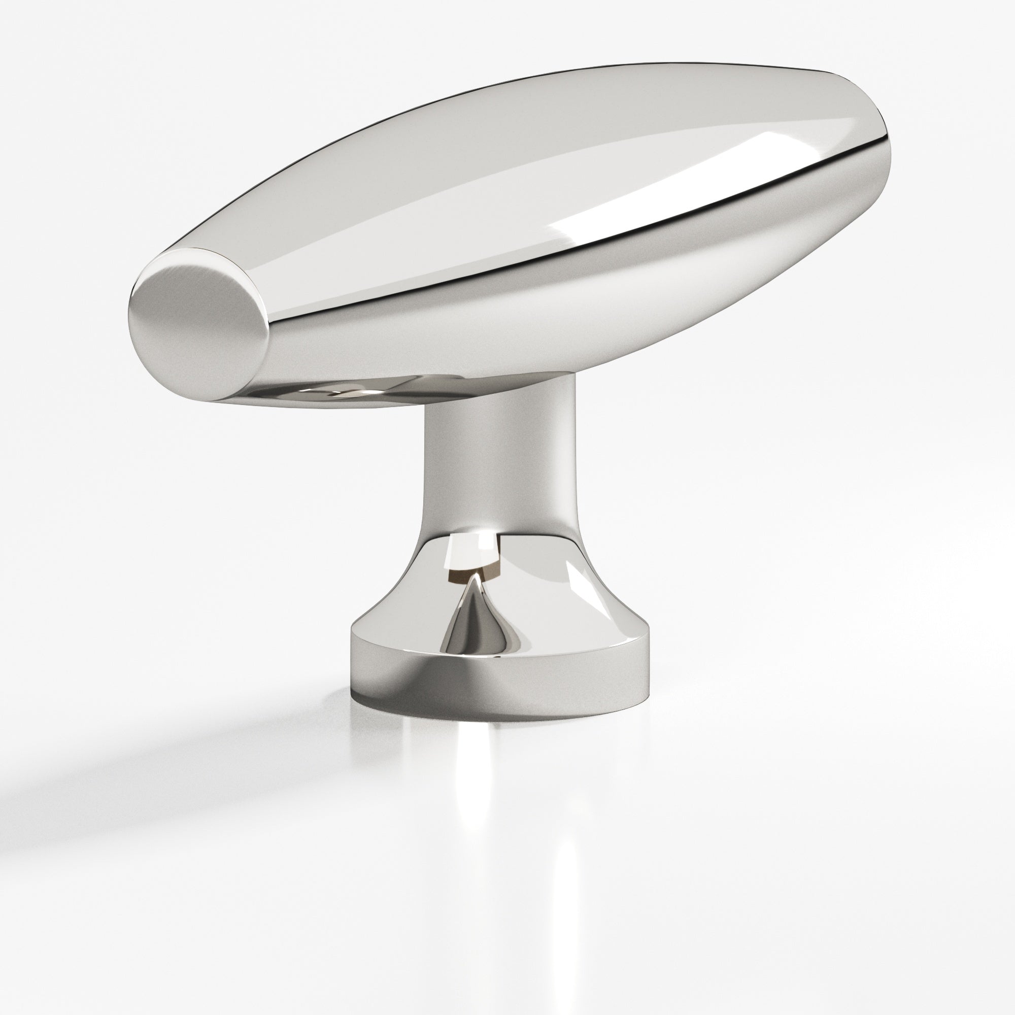 Colonial Bronze Series 291 2" Cigar Cabinet T-Knob With Flared Post Polished Nickel / 2"