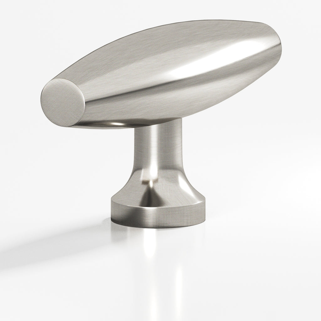 Colonial Bronze Series 291 2" Cigar Cabinet T-Knob With Flared Post Satin Nickel / 2"