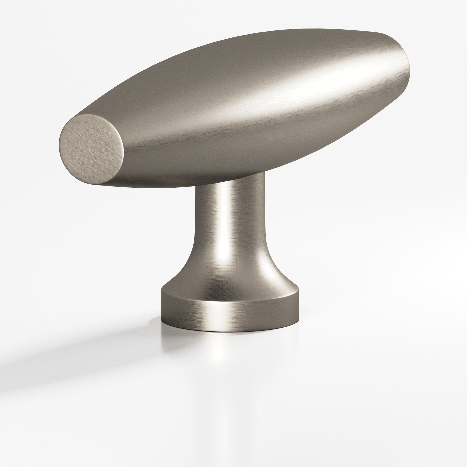 Colonial Bronze Series 291 2" Cigar Cabinet T-Knob With Flared Post Matte Pewter / 2"