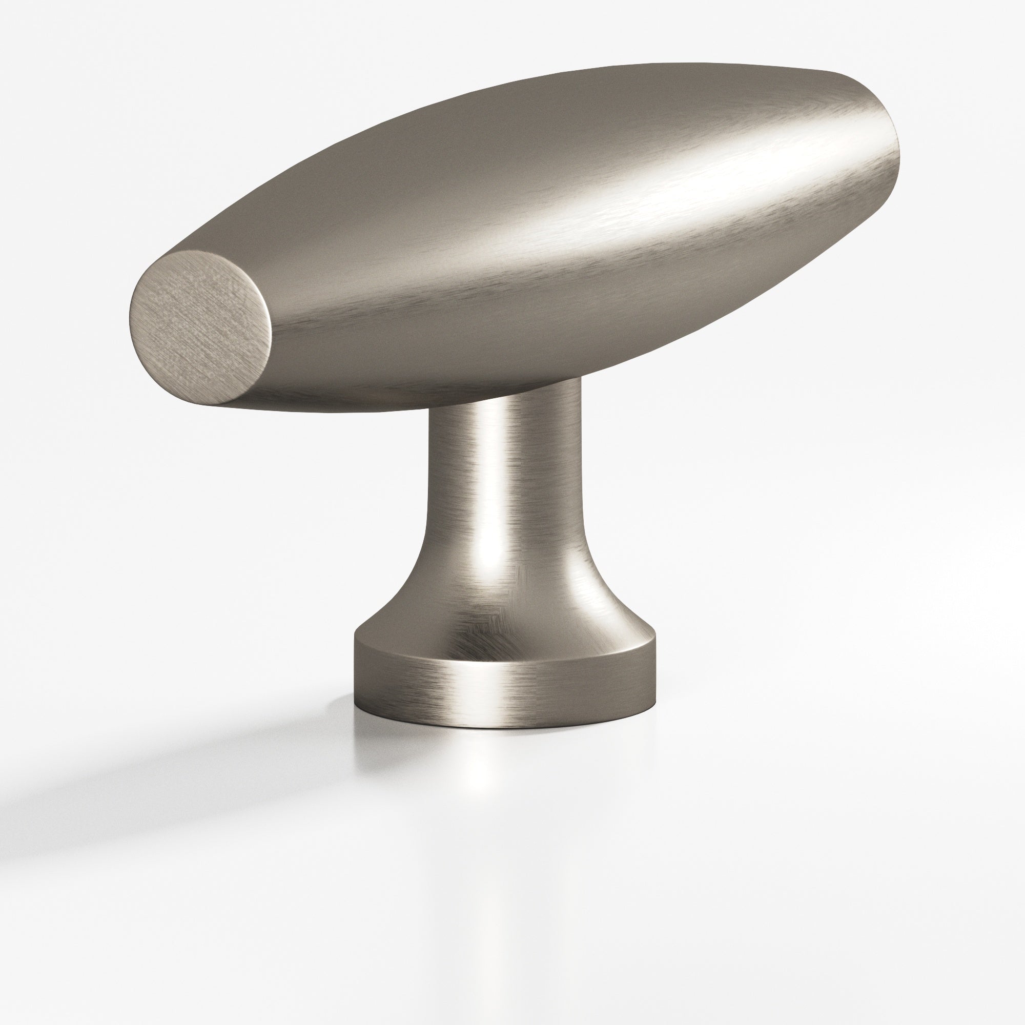 Colonial Bronze Series 291 2" Cigar Cabinet T-Knob With Flared Post Matte Pewter / 2"