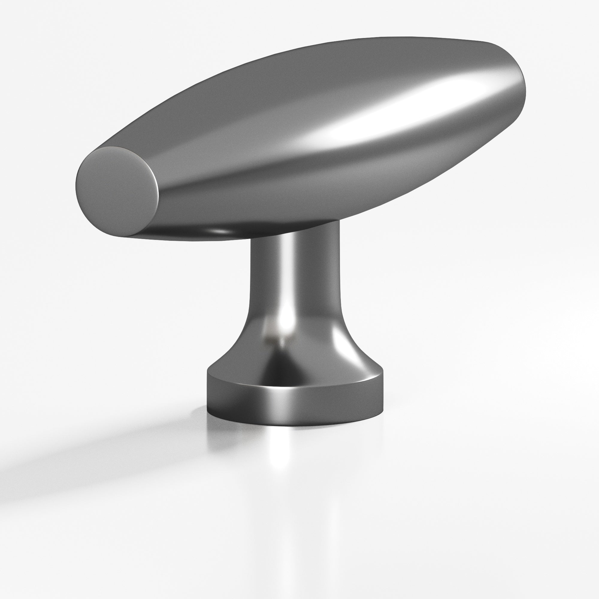 Colonial Bronze Series 291 2" Cigar Cabinet T-Knob With Flared Post Graphite / 2"