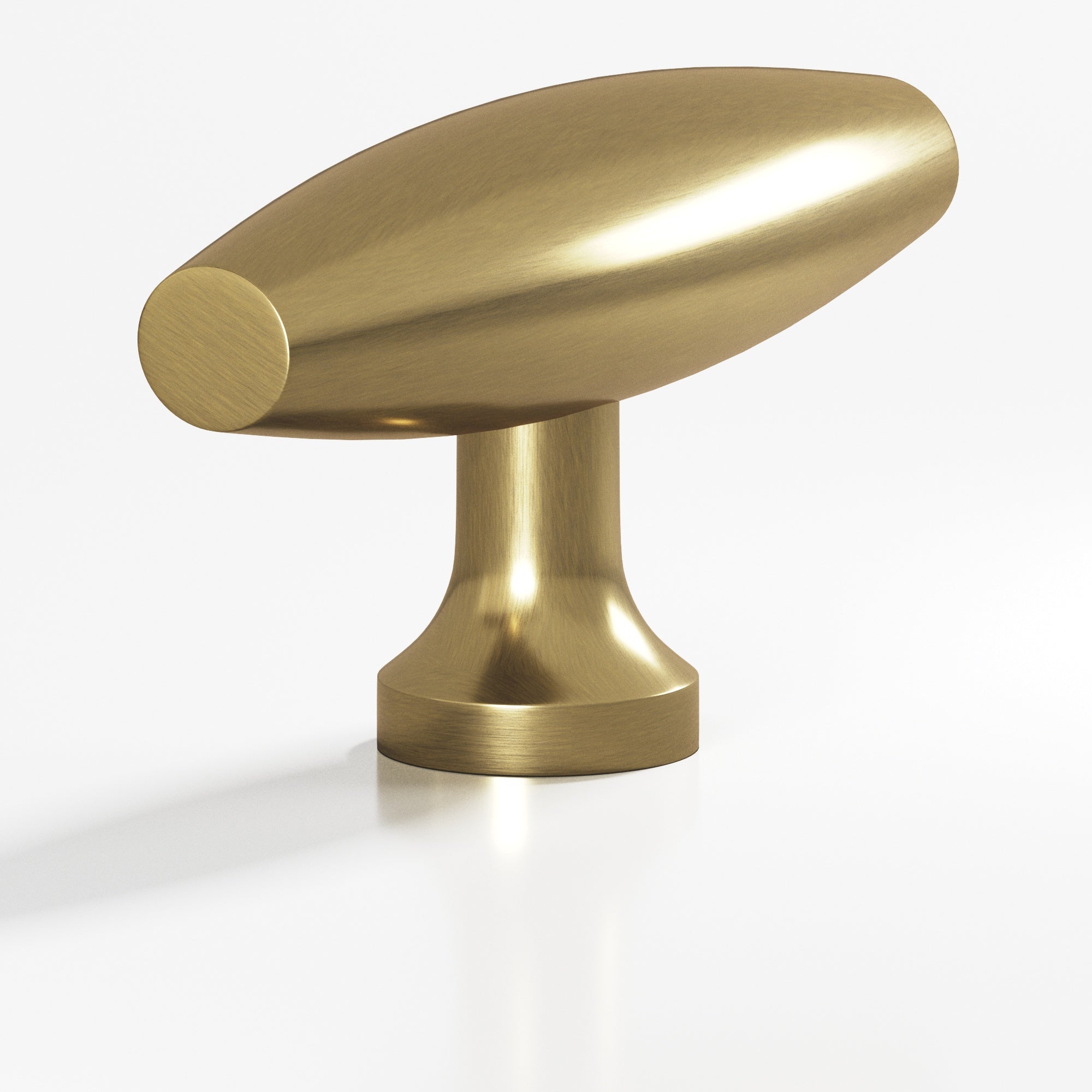 Colonial Bronze Series 291 2" Cigar Cabinet T-Knob With Flared Post Antique Brass / 2"