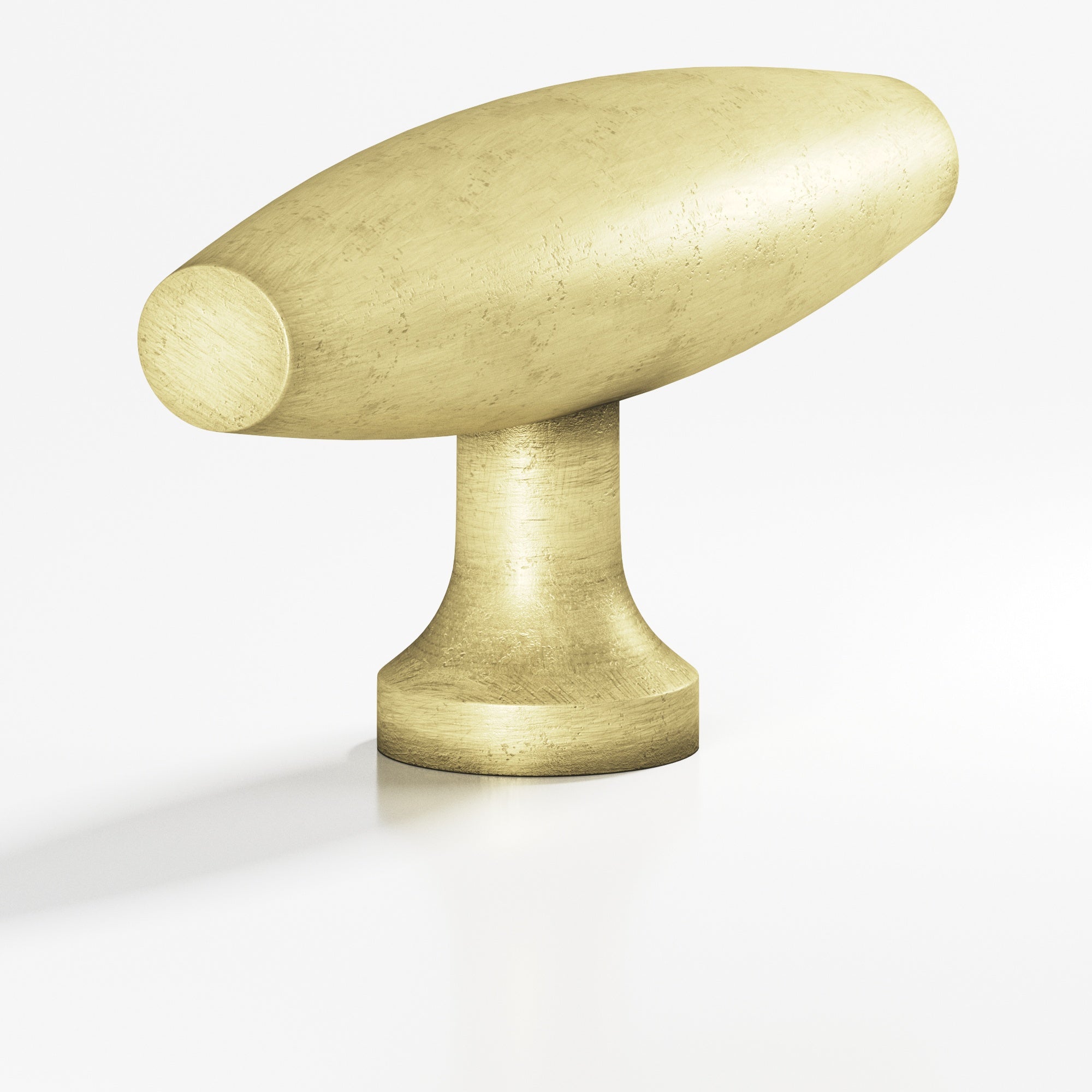 Colonial Bronze Series 291 2" Cigar Cabinet T-Knob With Flared Post Distressed Antique Brass / 2"