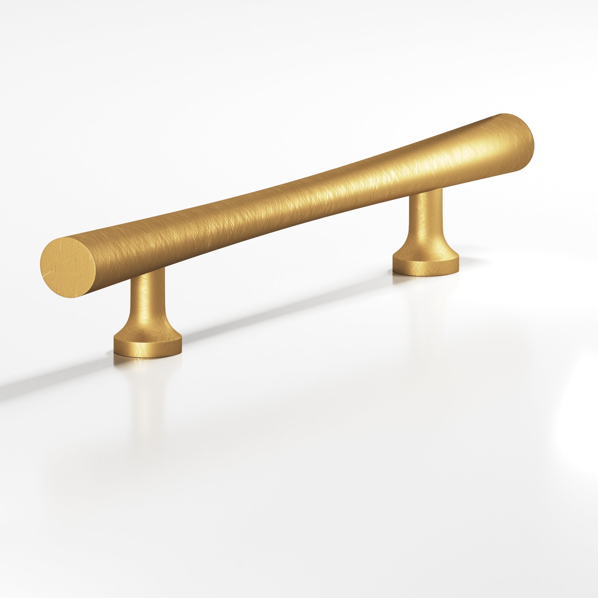 Colonial Bronze Series 296 4" Hourglass Cabinet Pull With Flared Posts Weathered Brass / 4"