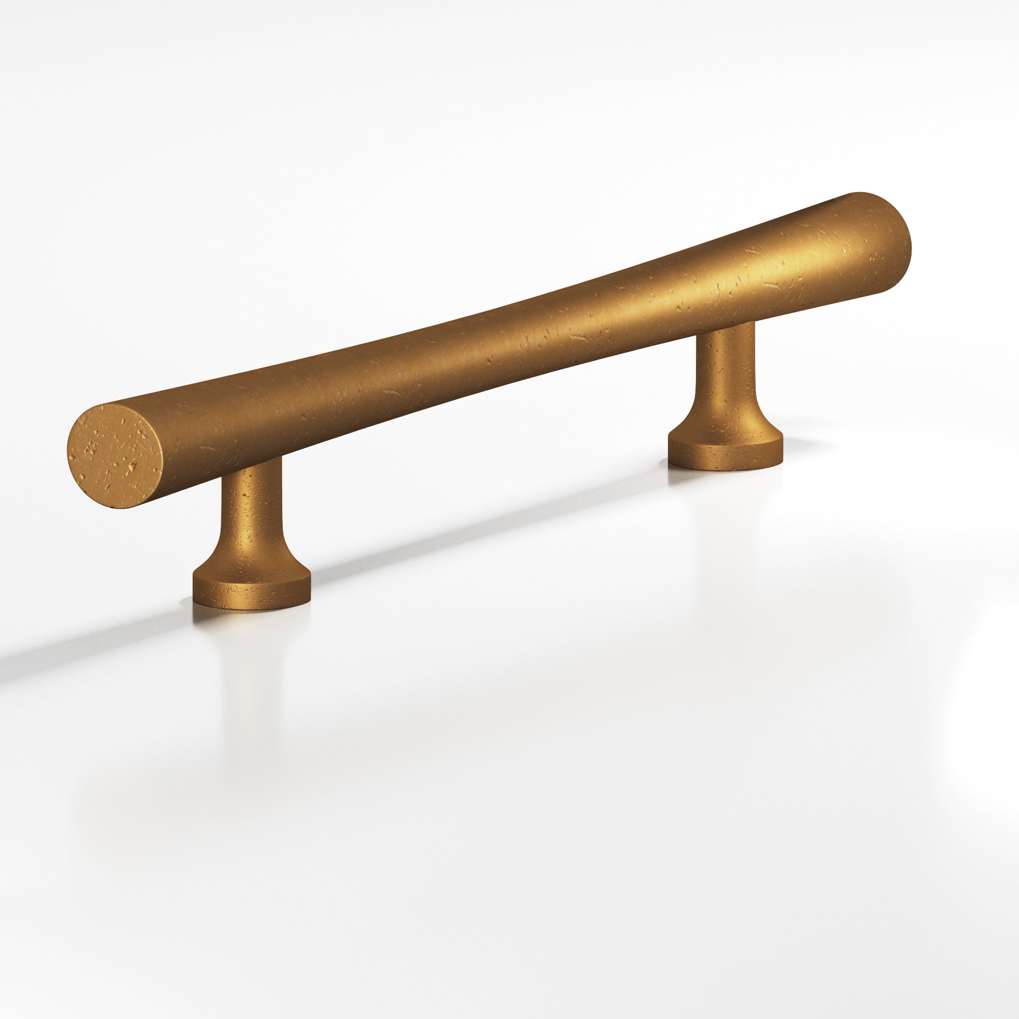 Colonial Bronze Series 292 10" Hourglass Appliance Pull Flared Posts Distressed Light Statuary Bronze / 10"