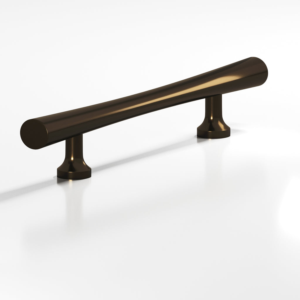 Colonial Bronze Series 296 4" Hourglass Cabinet Pull With Flared Posts Oil Rubbed Bronze / 4"