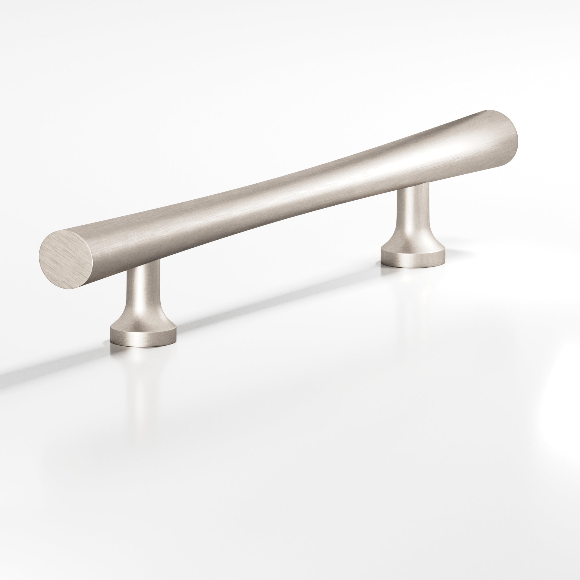 Colonial Bronze Series 296 6" Hourglass Cabinet Pull With Flared Posts Matte Satin Nickel / 6"