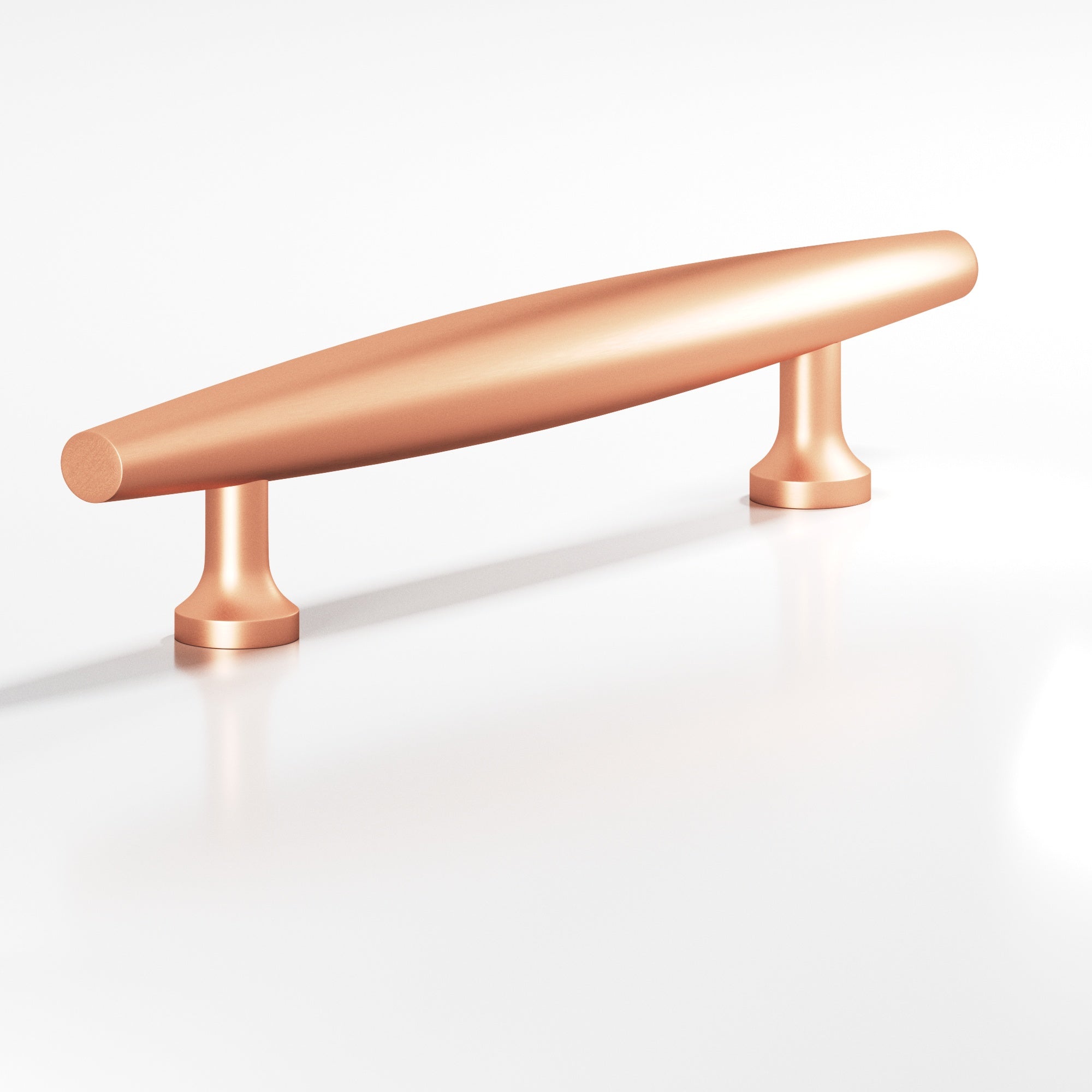 Colonial Bronze Series 297 8" Cigar Cabinet Pull With Flared Posts Matte Satin Copper / 8"