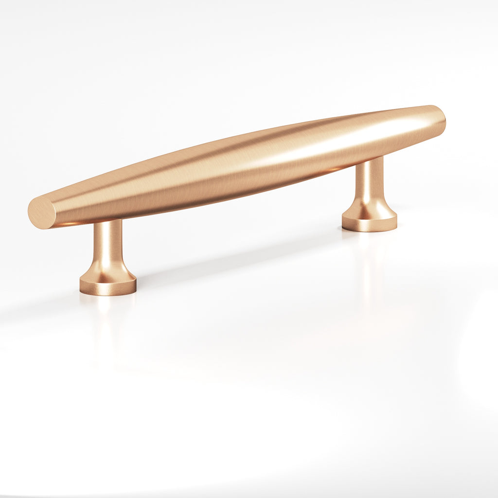 Colonial Bronze Series 293 4" Cigar Cabinet Pull With Flared Posts Satin Bronze / 4"