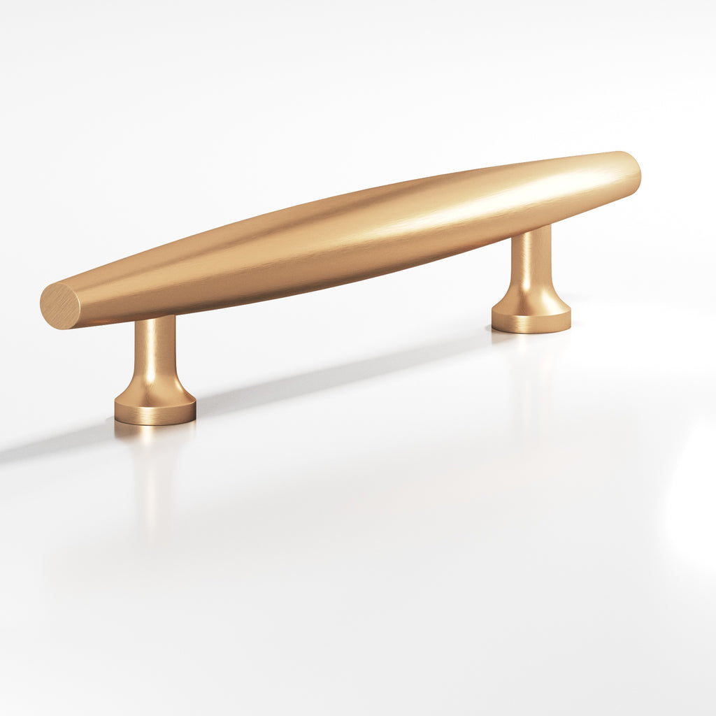 Colonial Bronze Series 293 6" Cigar Cabinet Pull With Flared Posts Matte Satin Bronze / 6"
