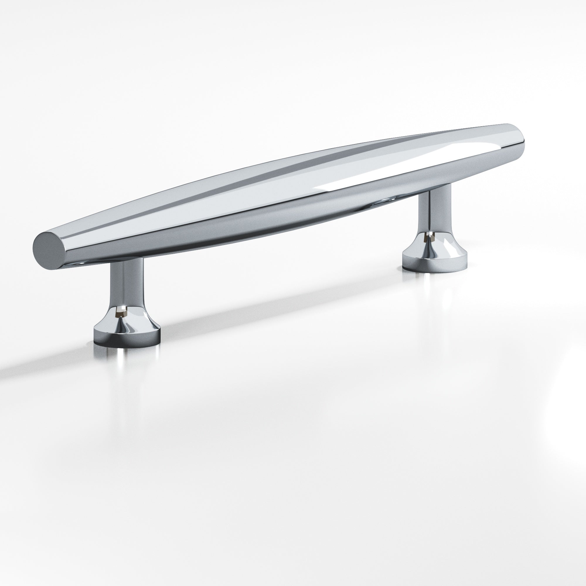 Colonial Bronze Series 295 14" Cigar Appliance Pull With Flared Posts Polished Chrome / 14"