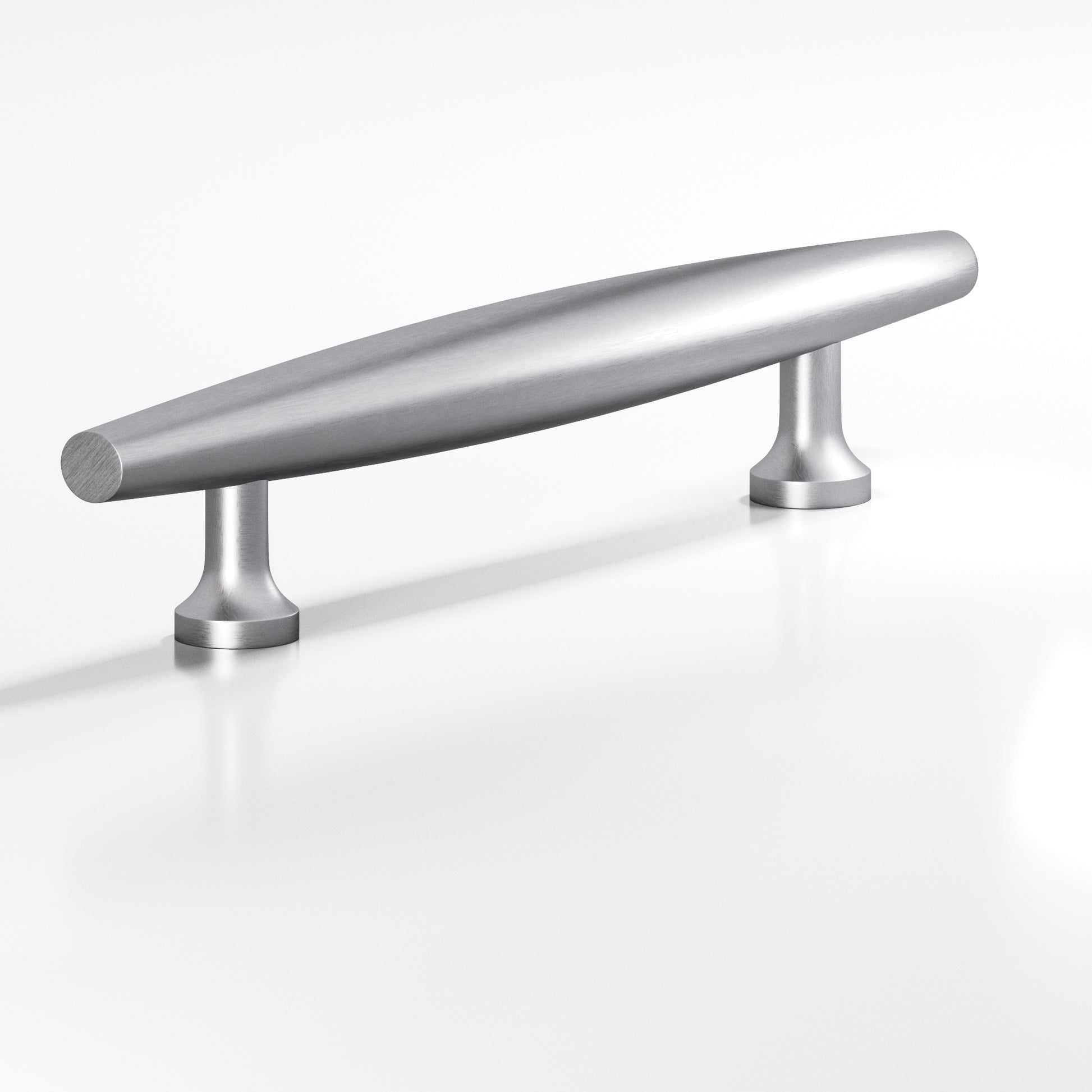 Colonial Bronze Series 295 10" Cigar Appliance Pull With Flared Posts Matte Satin Chrome / 10"