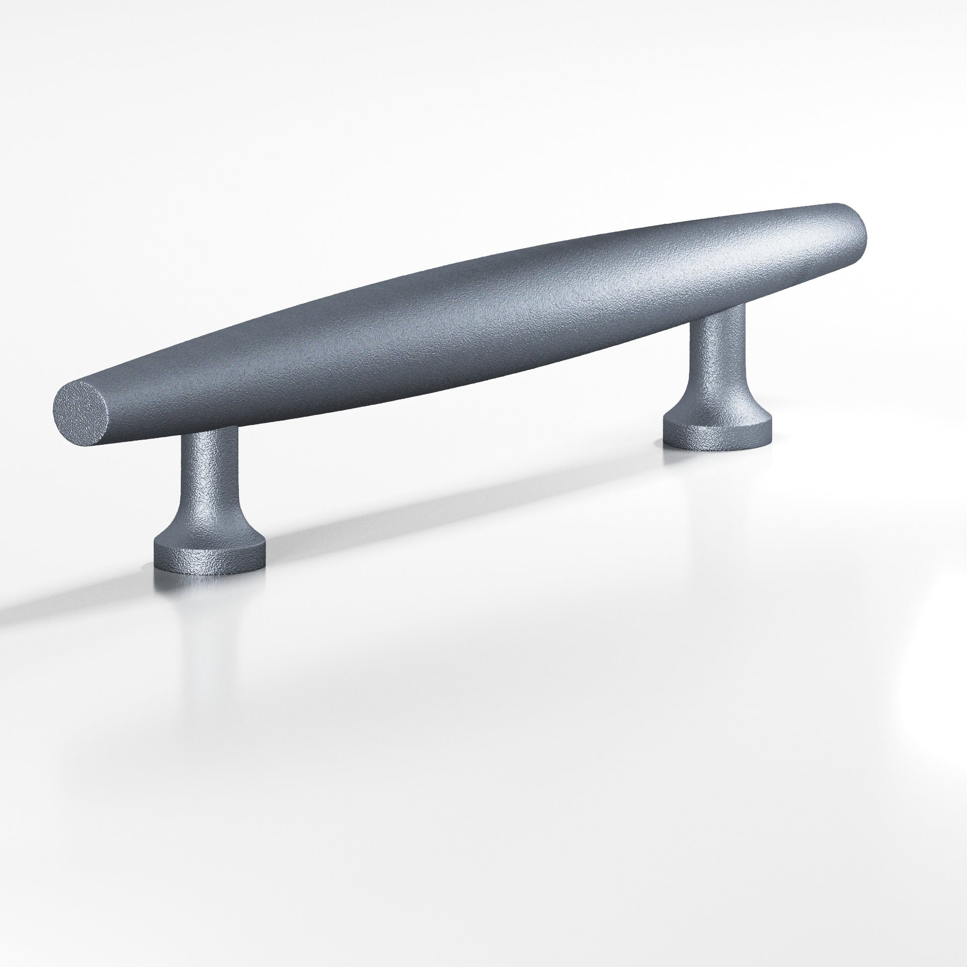 Colonial Bronze Series 293 8" Cigar Cabinet Pull With Flared Posts Frost Chrome™ / 8"